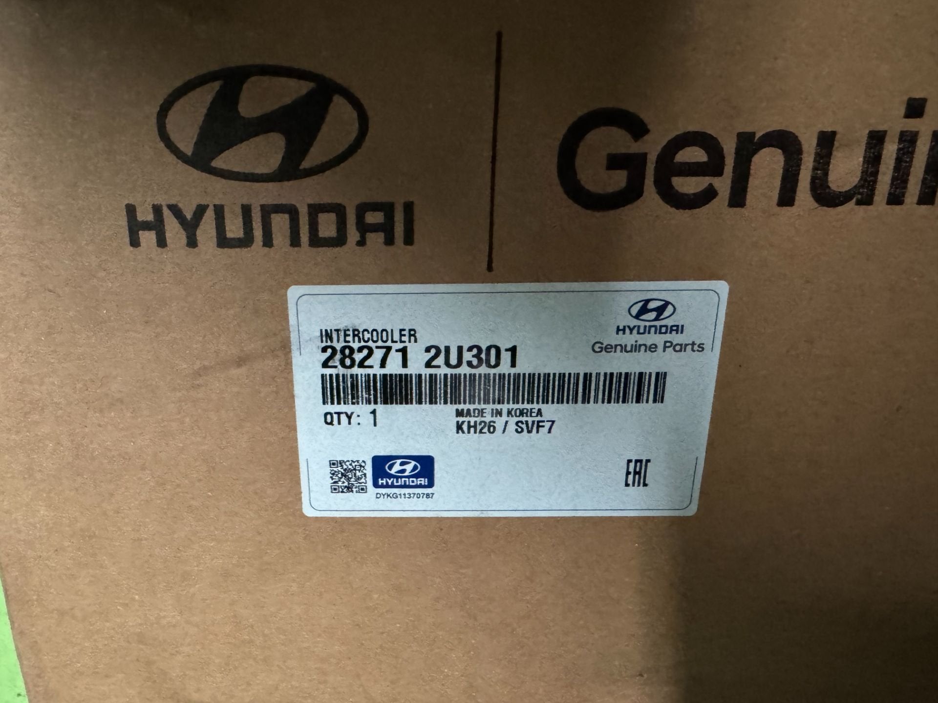 hyundai tucson intercooler 282712U301, Heolleung-ro 12
06797  Seoul, Nieuw, Ophalen of Verzenden, Info@hyundai.com