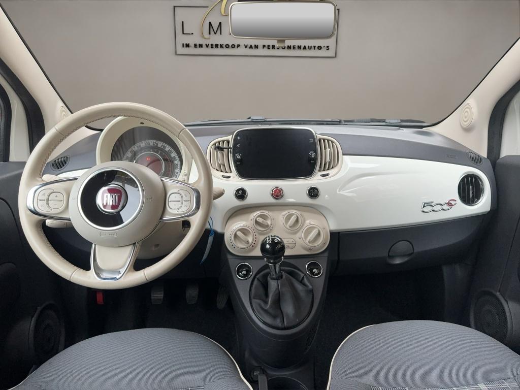 Fiat 500C 1.2 Lounge 2019 WIT | Cabriolet | Display | PDC, Auto's, Fiat, Keurmerk '100% Onderhouden', 4 cilinders, Cabriolet, 4 stoelen