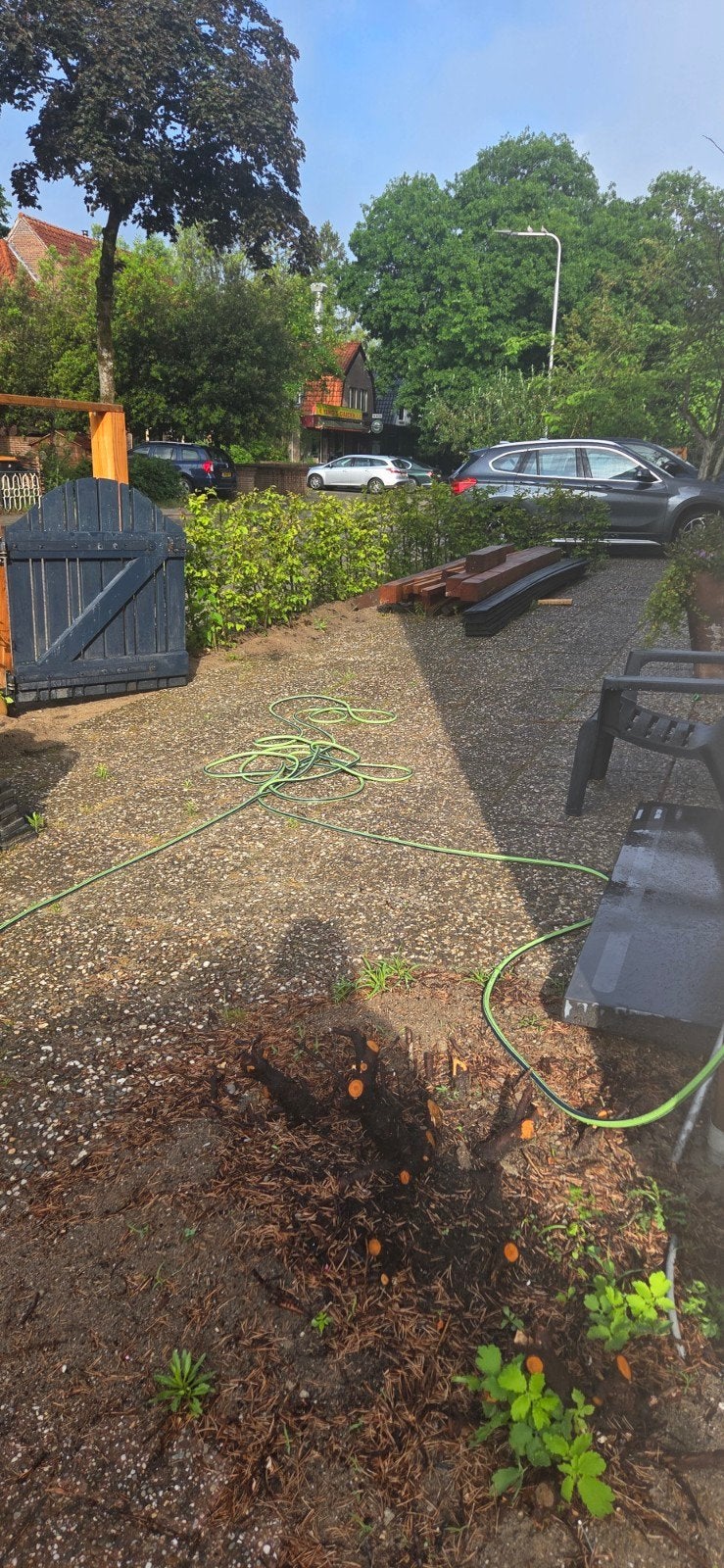 Grindtegels 36m2, Ophalen, Gebruikt, 10 m² of meer, Grind