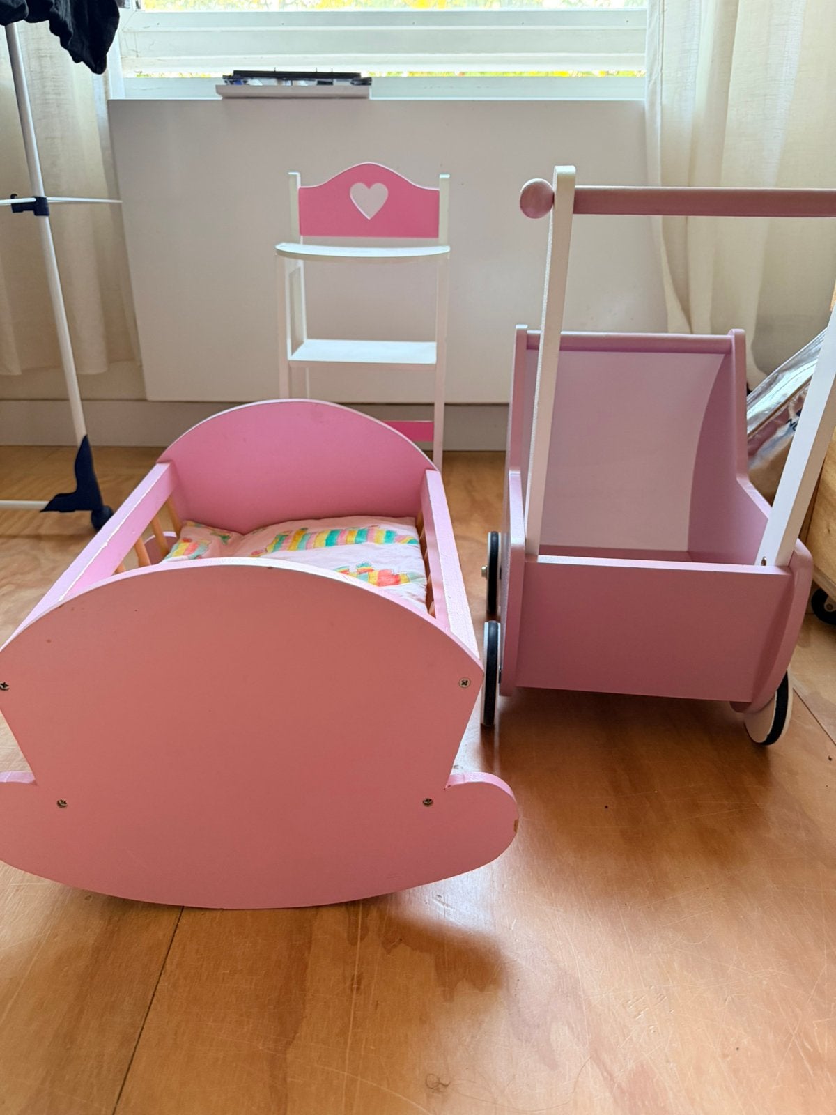 Houten poppen speelgoed, Ophalen, Zo goed als nieuw, Babypop