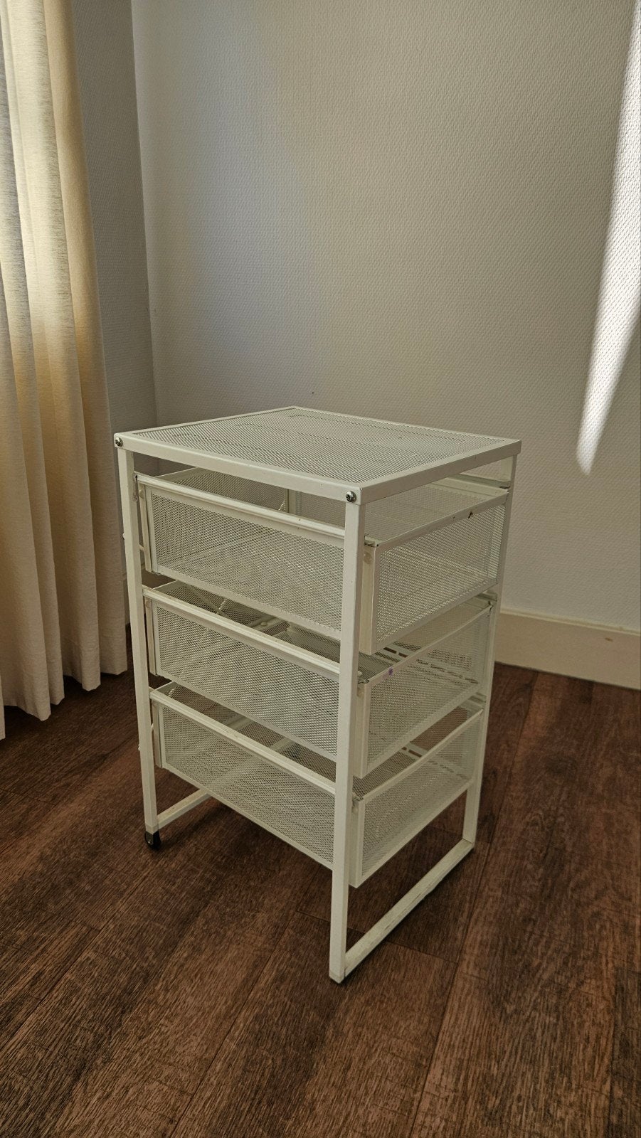 IKEA LENNART ladeblok op wielen, wit, Huis en Inrichting, Kasten | Ladekasten, Ophalen, Minder dan 50 cm, Gebruikt, Modern, Functioneel