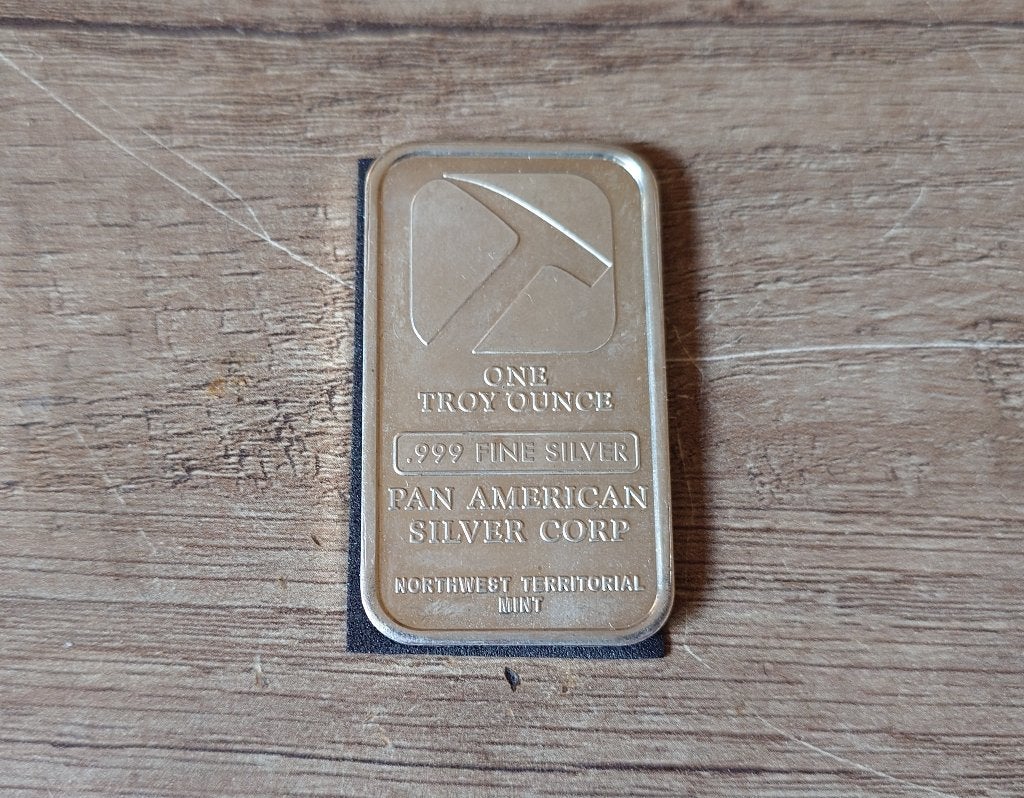 1 oz Pan American Silver Corp Zilver Baar, Verzenden, Zilver