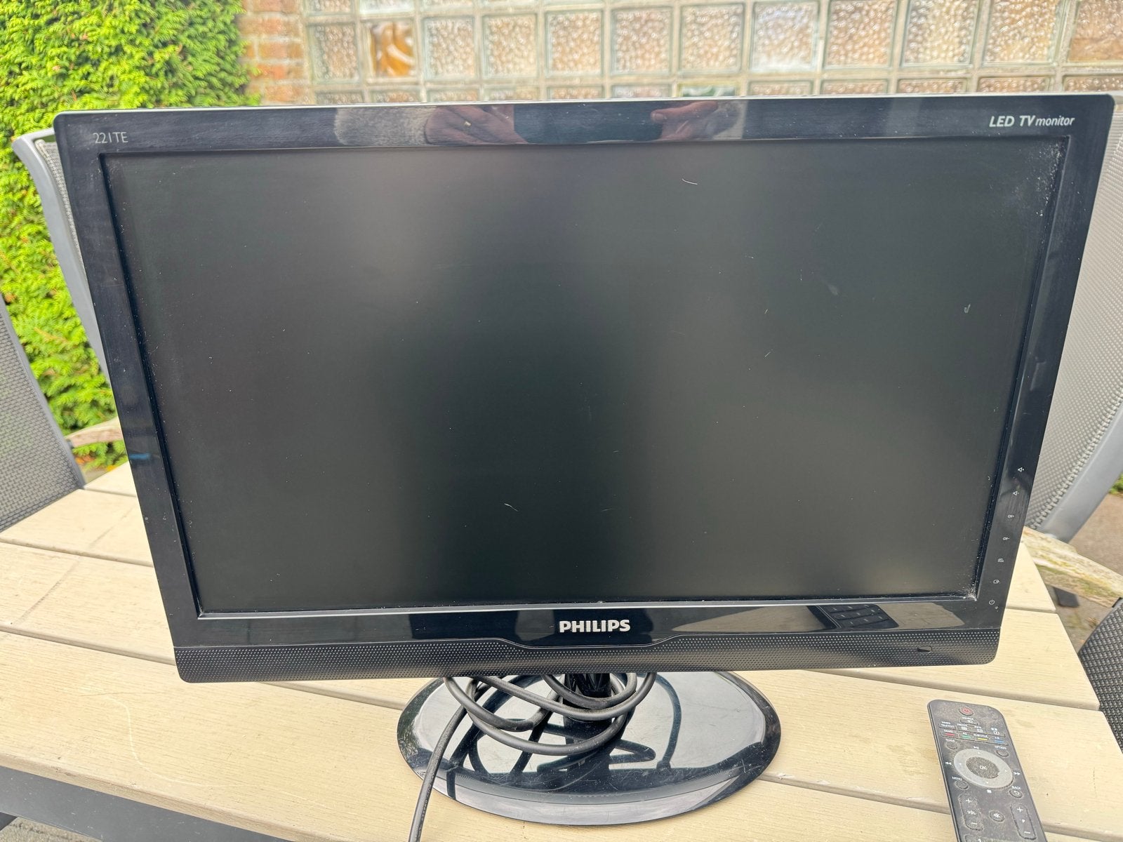 Philips 221TE LED TV Monitor - Goede staat, Ophalen, Gebruikt, 40 tot 60 cm, Philips
