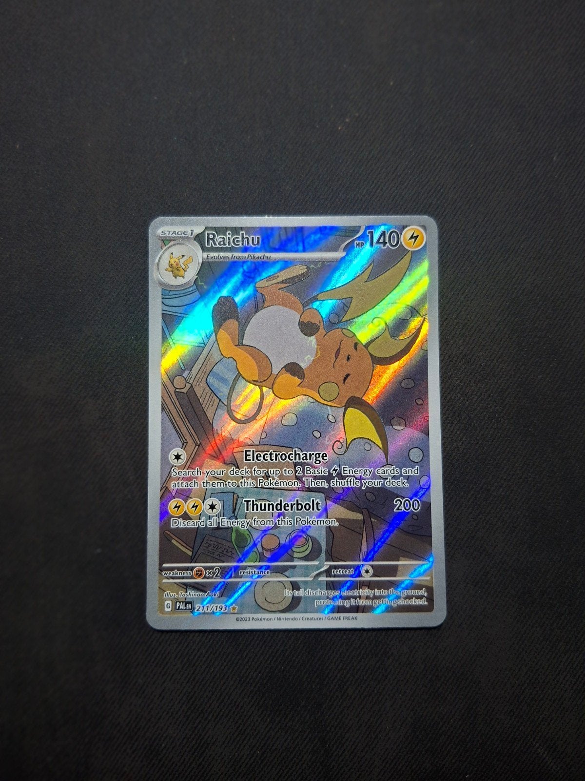 Raichu paldean fates 211/193, Ophalen of Verzenden, Zo goed als nieuw