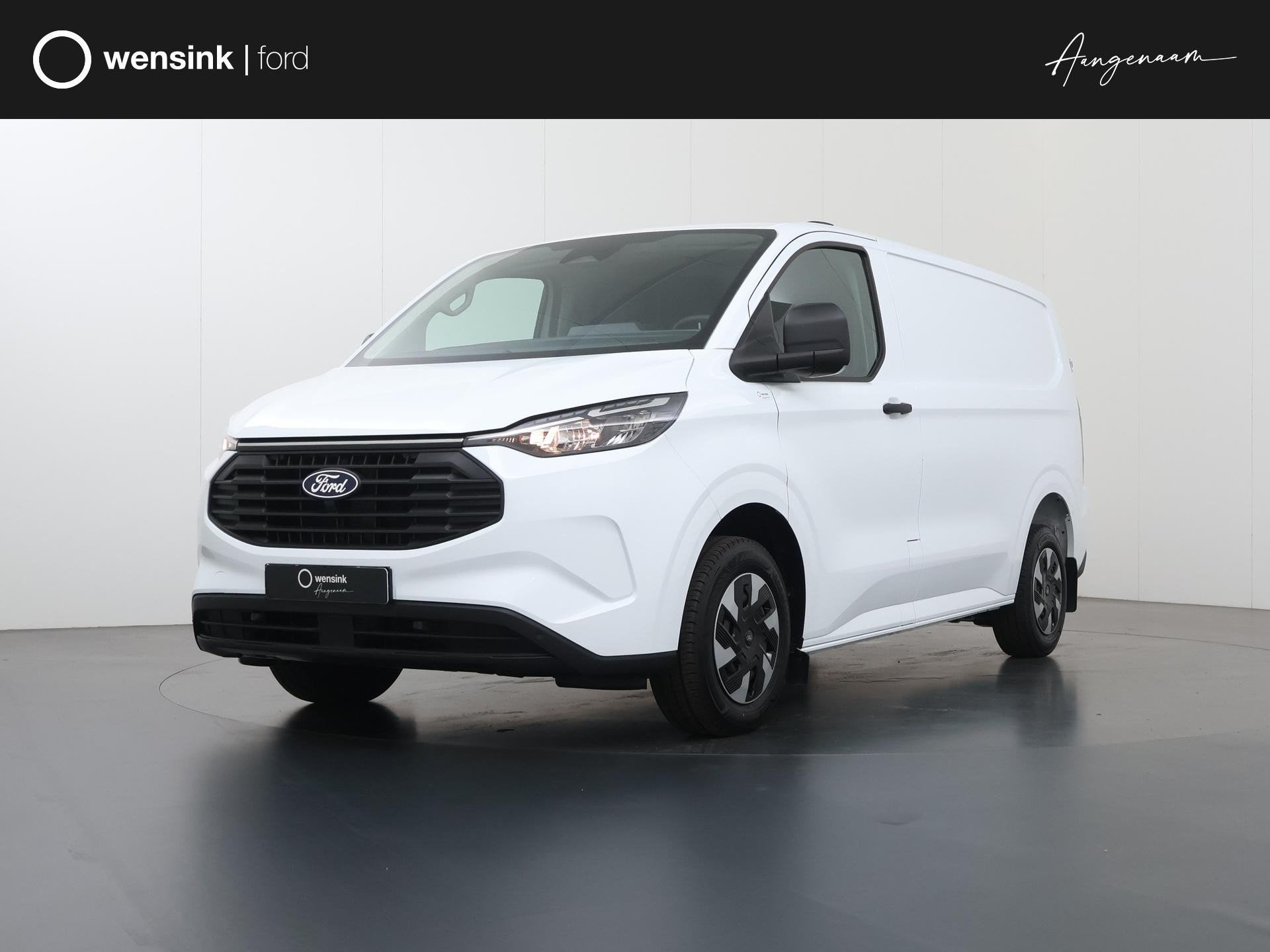 Ford Transit Custom 320 2.5 PHEV L1 H1 | Aut. | TREND | PLUG, Auto's, Dealer onderhouden, 4 cilinders, Wit, Plug-in hybride