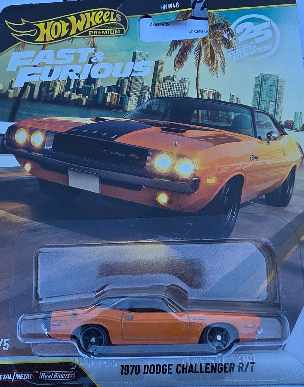 Hot Wheels Fast & Furious 1970 Dodge Challenger R/T, Ophalen of Verzenden, Nieuw, Auto