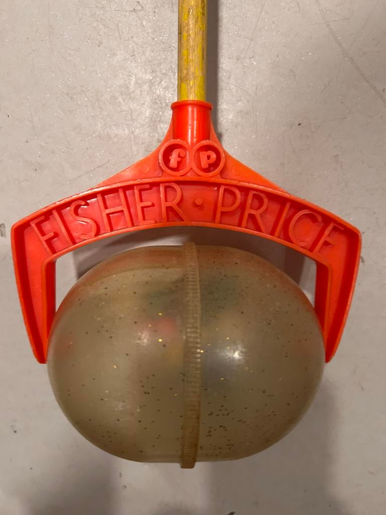 Fisher-Price Ratelbal  - Vintage speelgoed, Gebruikt, ., Ophalen of Verzenden, Met geluid