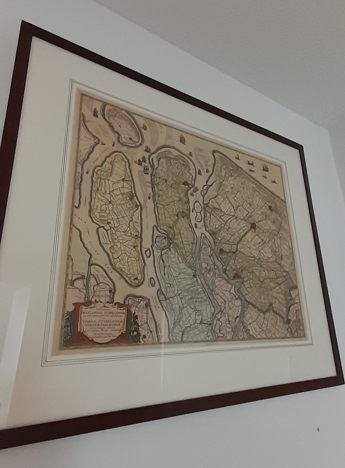 Frederik de Wit ingelijste antieke gravure, Ophalen of Verzenden