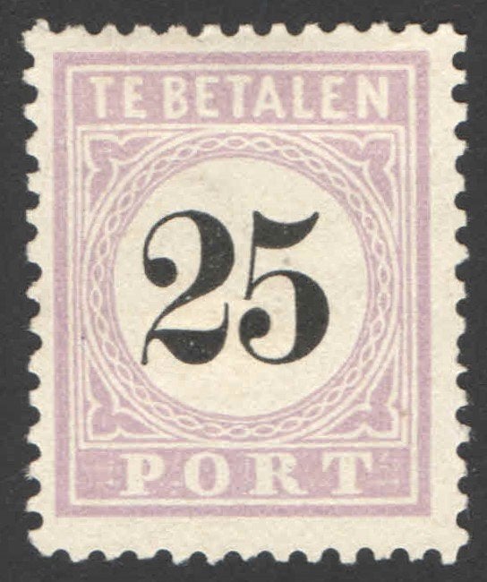 Suriname Port 5fa ongebruikt 1886-1888 Plaatfout Punt Port, Ophalen of Verzenden, Postfris