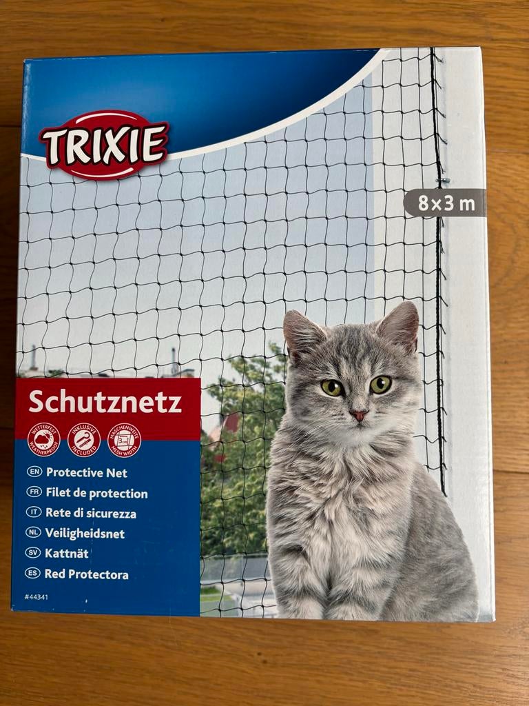 Trixie Veiligheidsnet katten/huisdieren 8x3 m 3 stuks, Dieren en Toebehoren, Ophalen of Verzenden, Nieuw