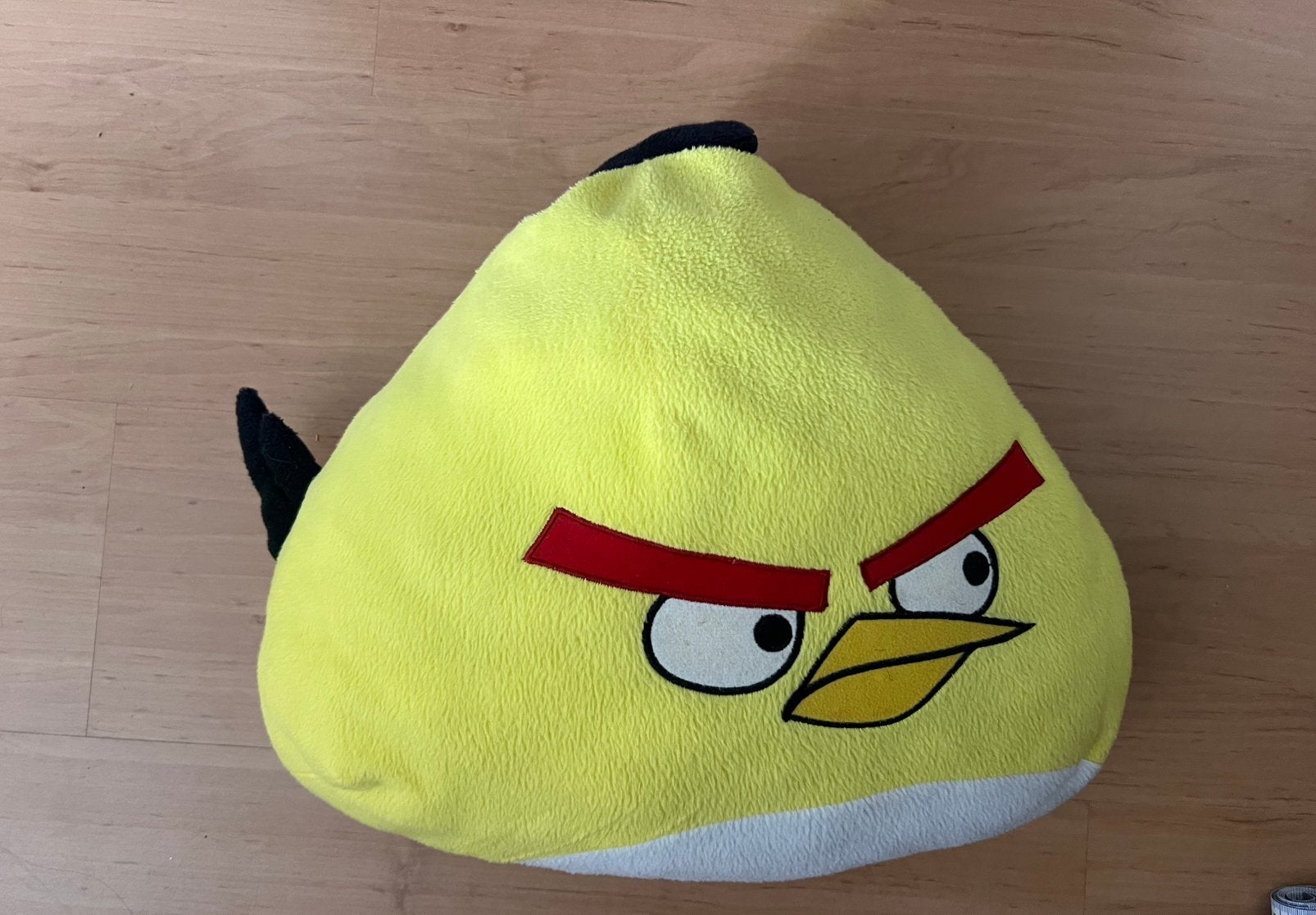Kussen Angry birds, Yellow bird, Ophalen of Verzenden, Zo goed als nieuw, Kleed of Kussen