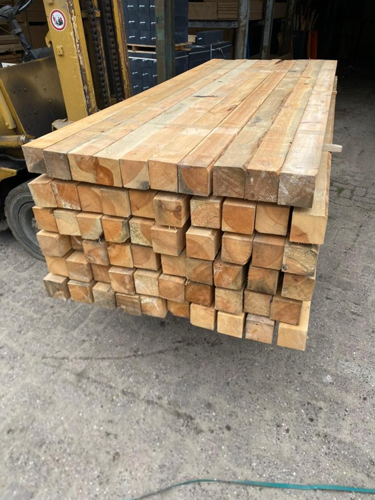 Houten palen, Ophalen, 250 cm of meer, Palen
