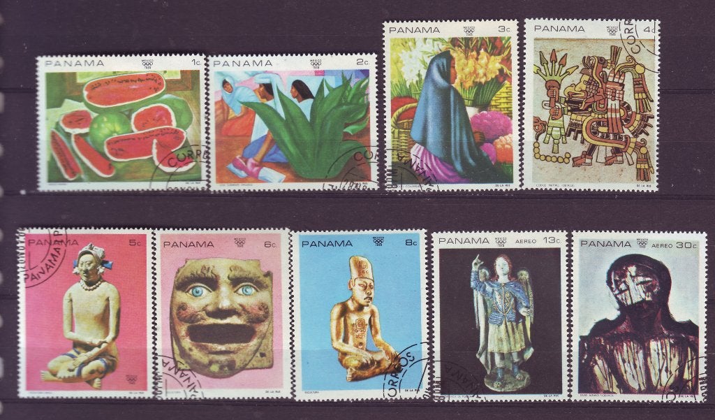 Panama Mi 1125/1133 gest, Ophalen of Verzenden, Gestempeld, Midden-Amerika