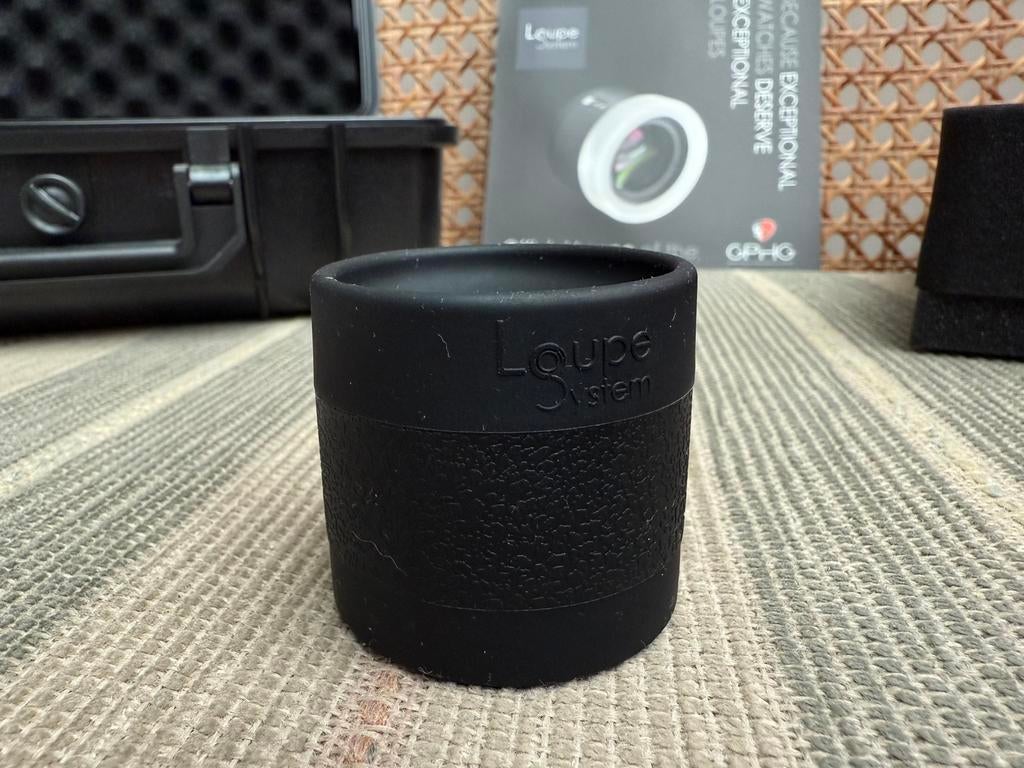 Nieuw Loupe System Black Silicone 01 6x Magnification Watch, Ophalen of Verzenden, Nieuw