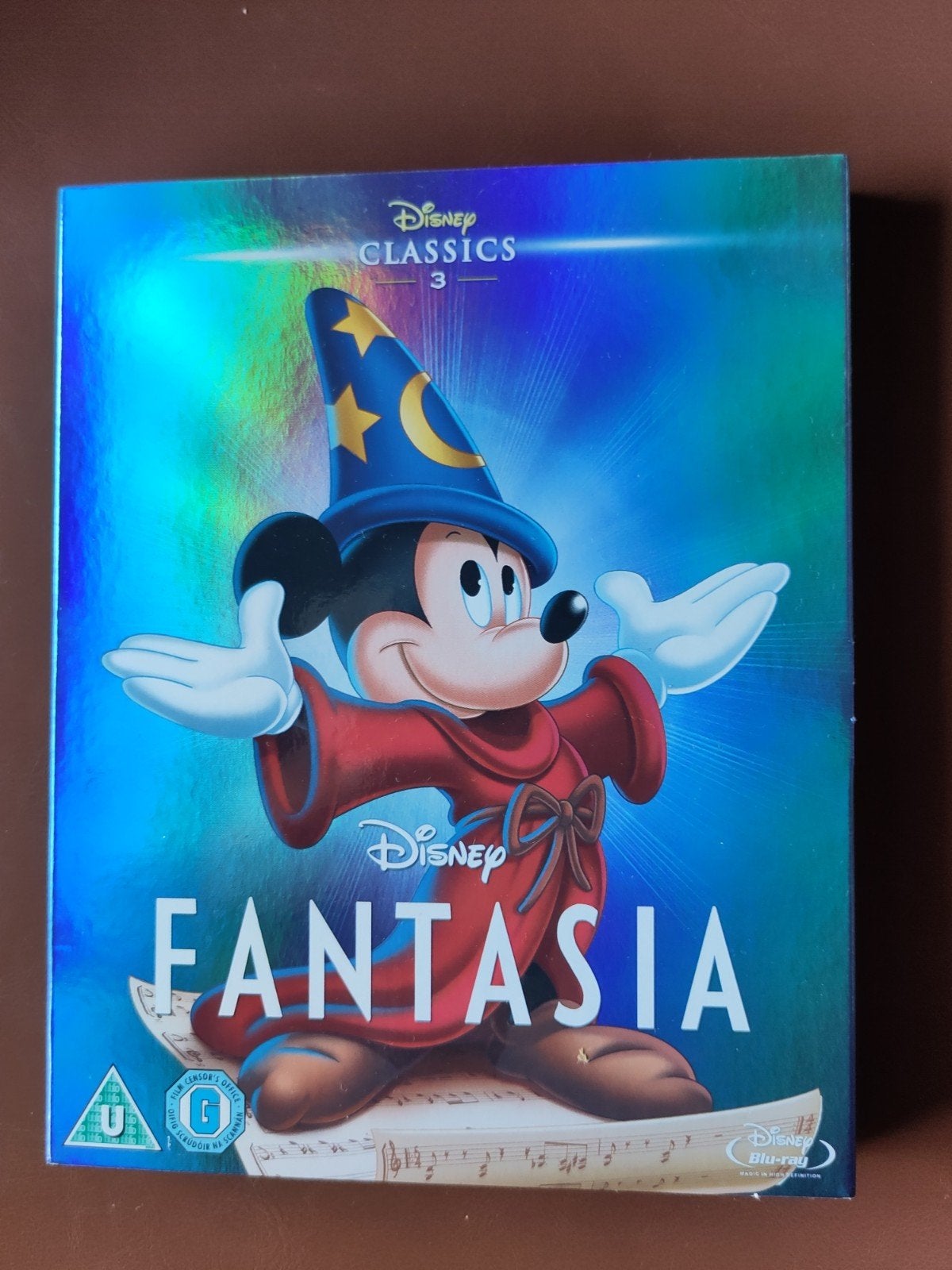 Fantasia Bluray slipcover, Cd's en Dvd's, Ophalen of Verzenden, Zo goed als nieuw, Tekenfilms en Animatie