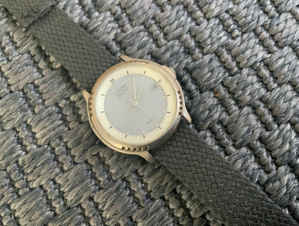 Mooie Vintage Citizen Eco-Drive - Eco Drive WR50 Horloge, Ophalen of Verzenden, Zo goed als nieuw, IOS
