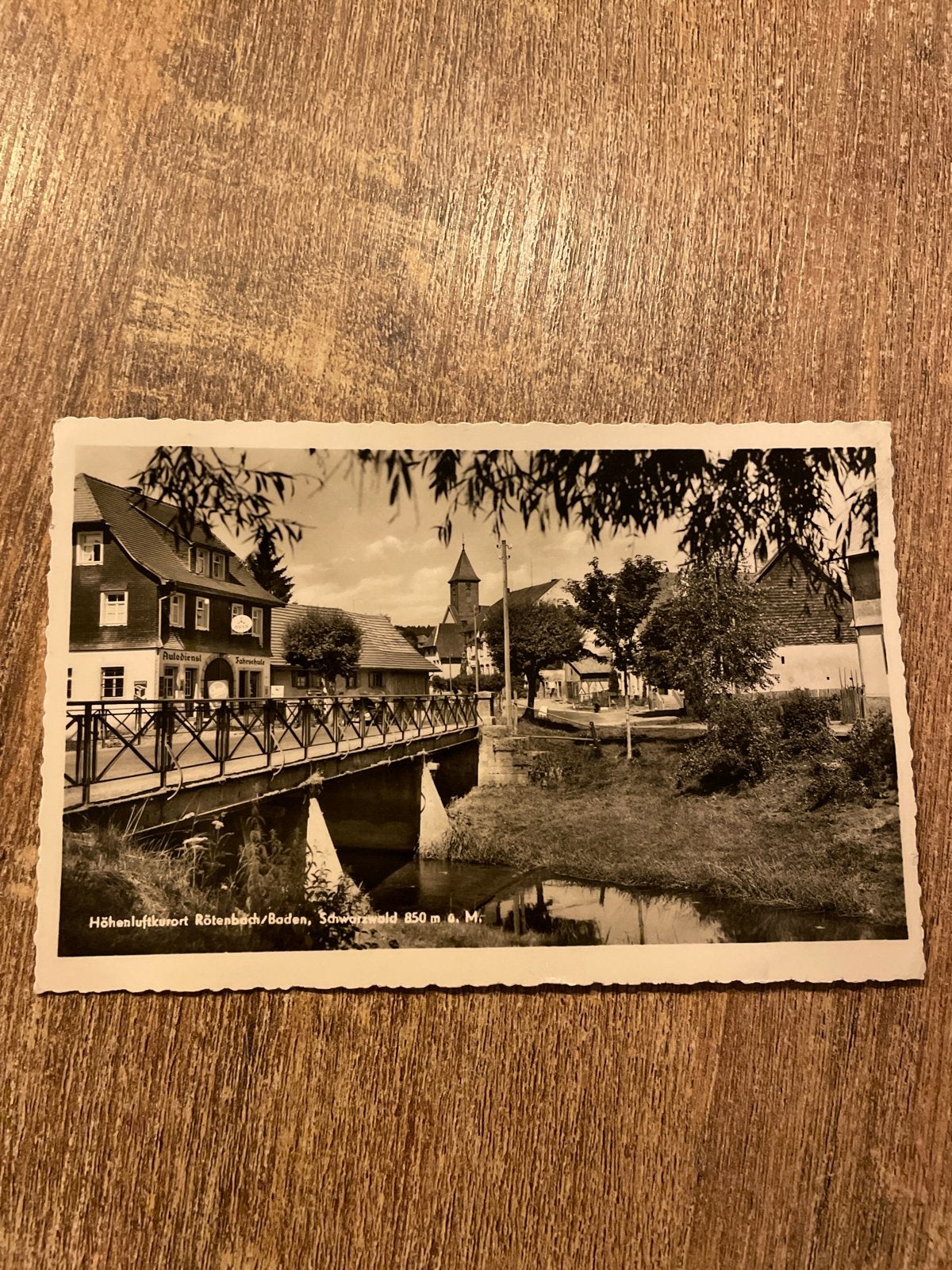 Oude ansichtkaart Höchenluftkurort Rötenbach/Baden, Duitslan, Ophalen of Verzenden, 1940 tot 1960, Gelopen, Duitsland