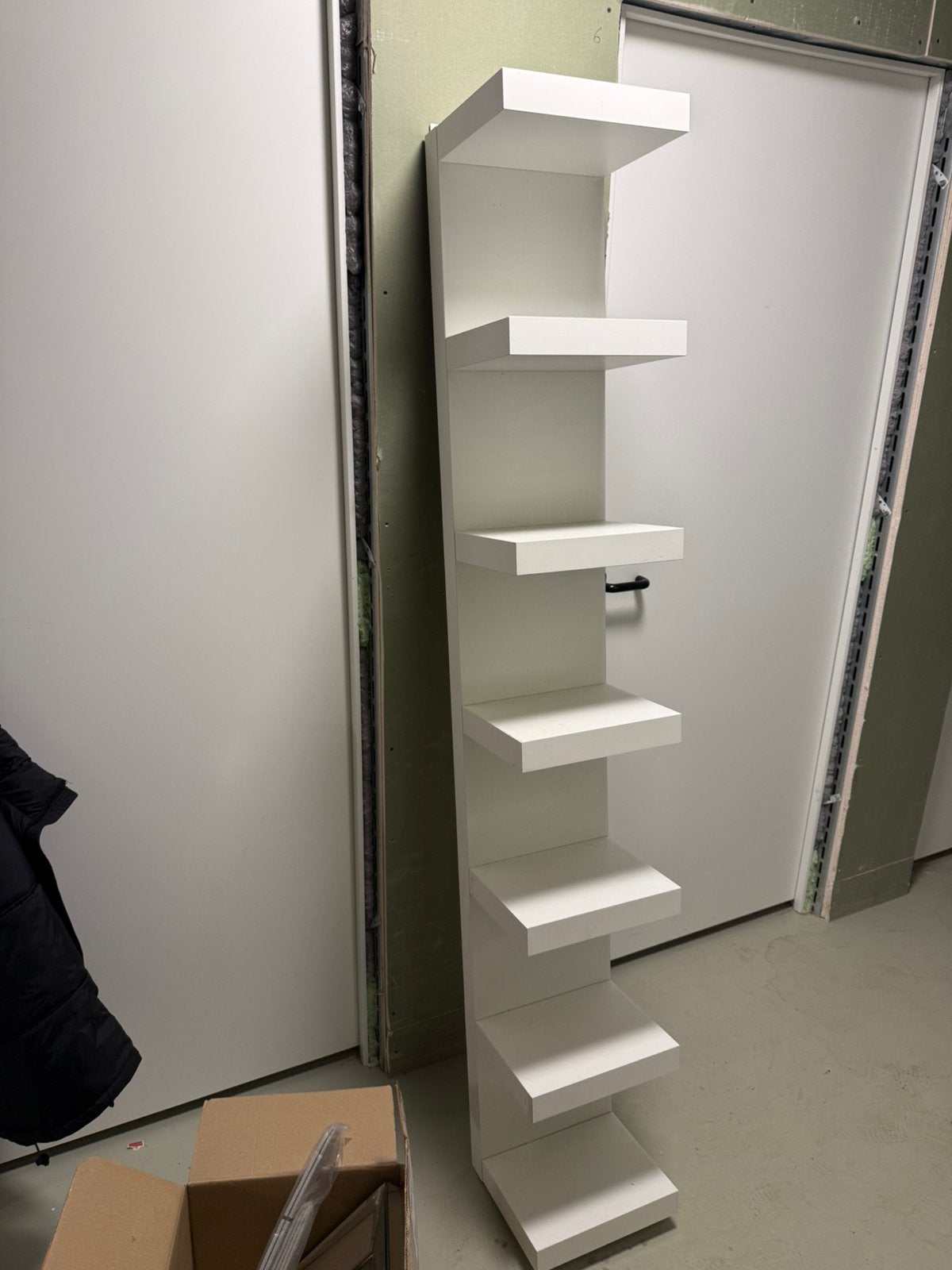 IKEA Wandrek 30x190 cm Wit, Ophalen, Met plank(en), Gebruikt, Minder dan 150 cm