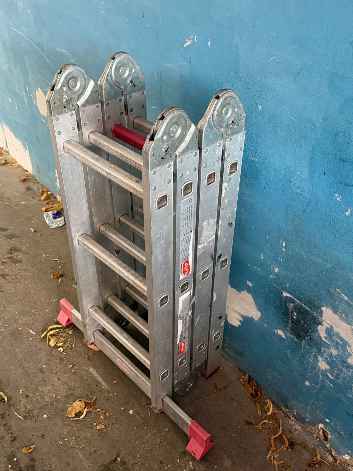 Multifunctionele opvouwbare trap/ladder - ca. 3 meter, Ophalen, Gebruikt, Trap, Opvouwbaar of Inschuifbaar