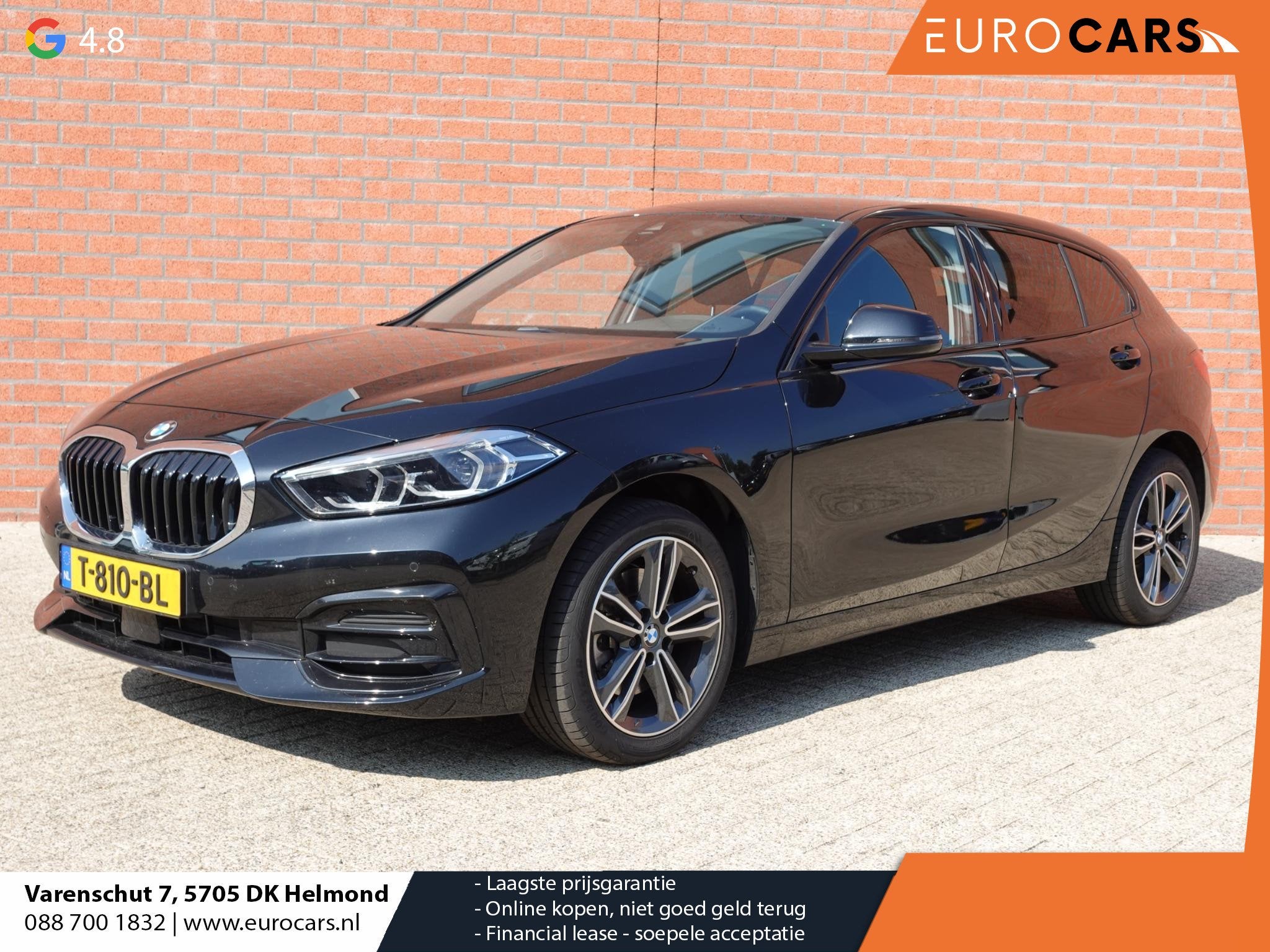 BMW 1-serie 118i Introduction Edition Automaat DEMO Navigati, Auto's, BMW, Gebruikt, Automatische klimaatregeling, Zwart, Origineel Nederlands