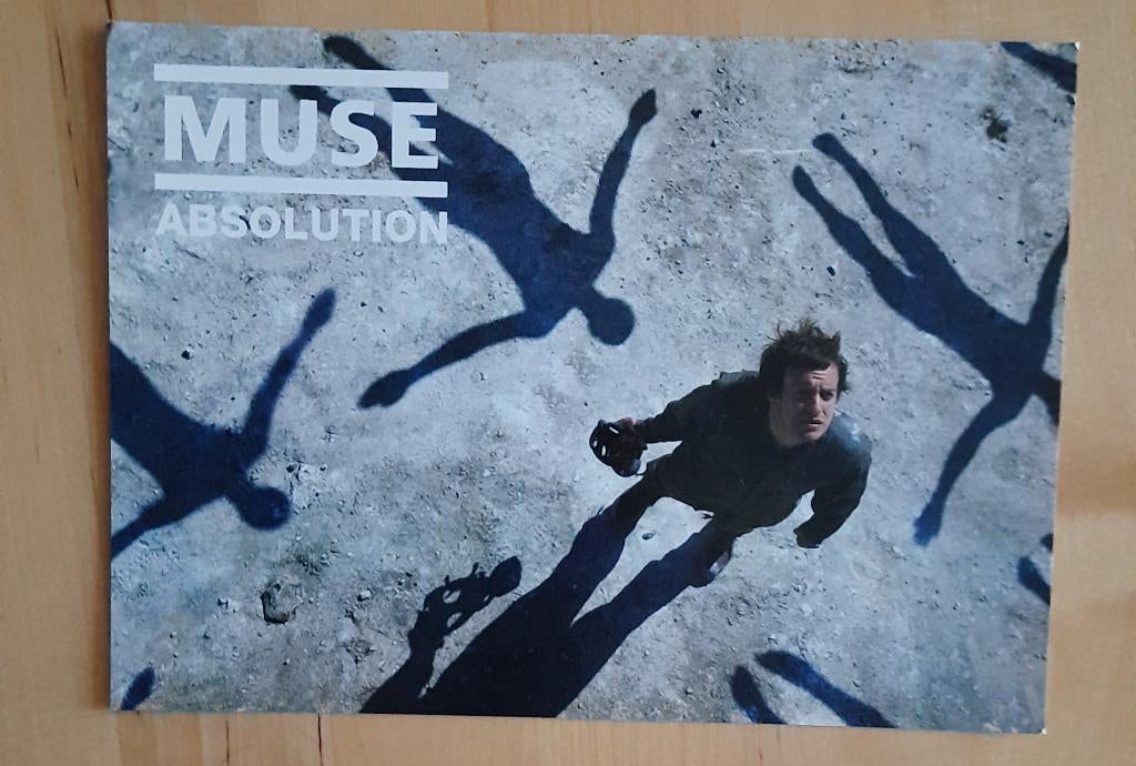 Muse absolution italiaanse tour promo kaart, Ophalen of Verzenden, Zo goed als nieuw, Foto of Kaart