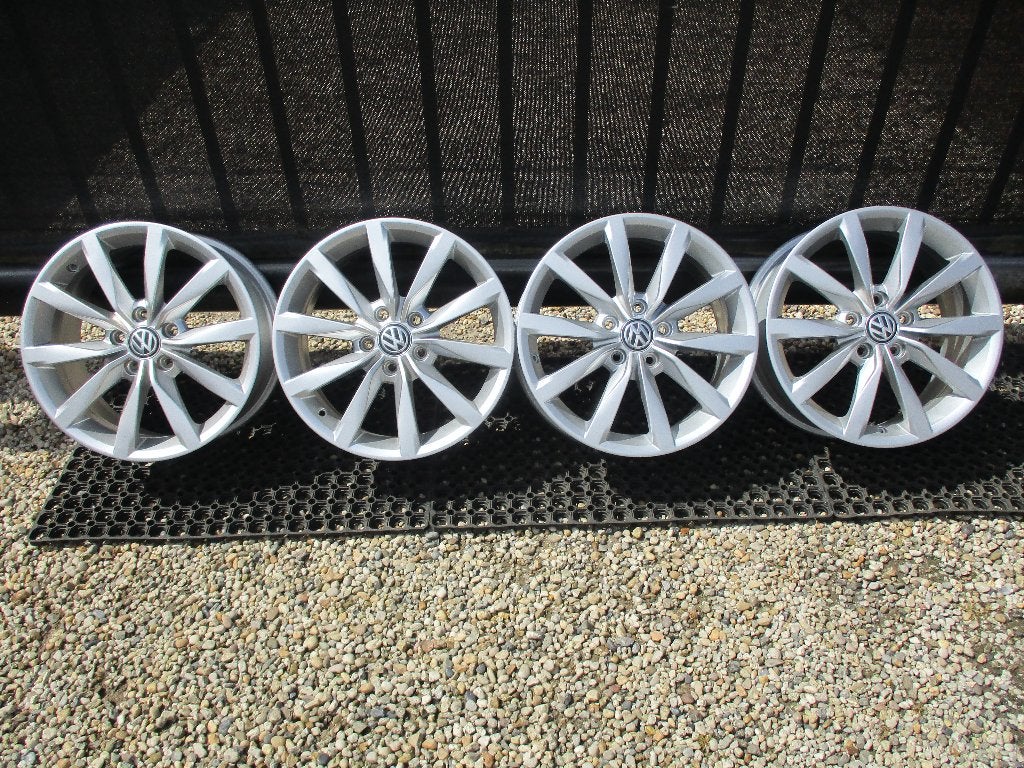 17 inch Vw velgen voor Golf 5,6,7,8 Jetta,Touran,Caddy enz., Auto-onderdelen, Banden en Velgen, Overige, Gebruikt, Velg(en), Overige
