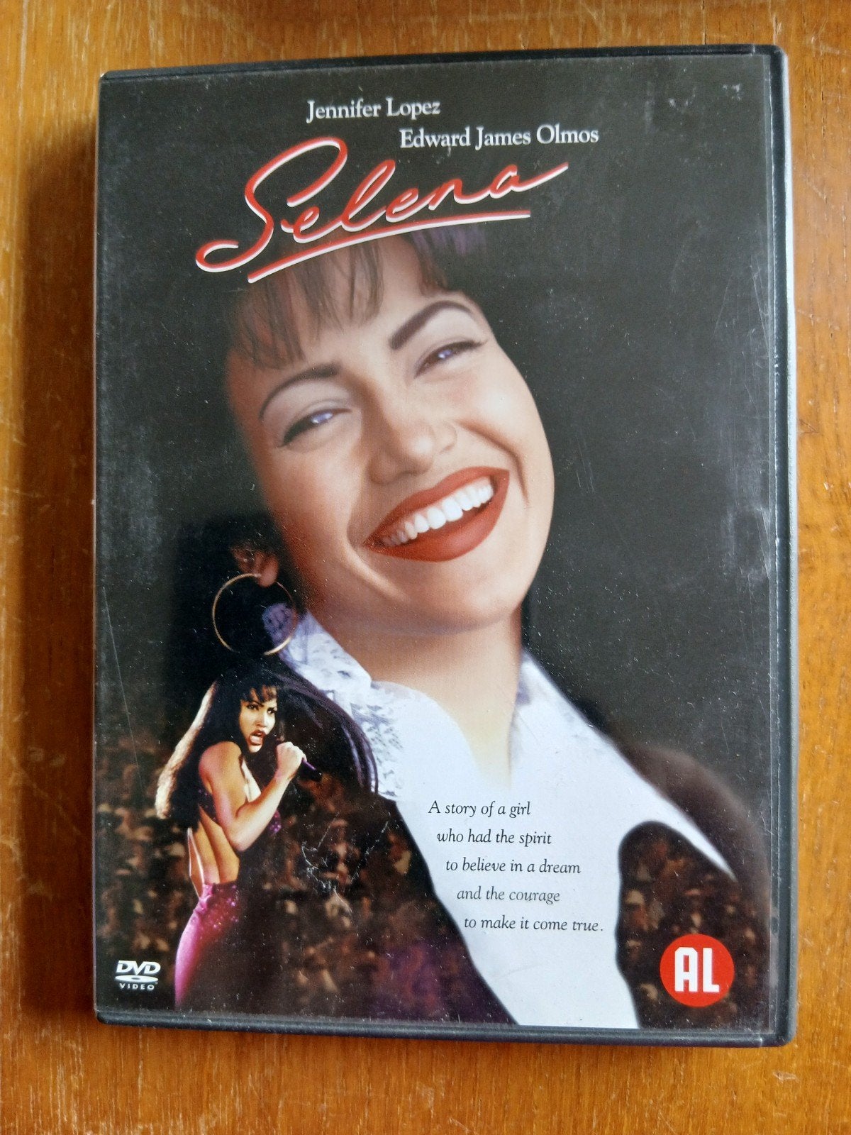 Selena DVD - Jennifer Lopez - Waargebeurd Drama, Vanaf 12 jaar, Ophalen of Verzenden, Gebruikt, Waargebeurd drama