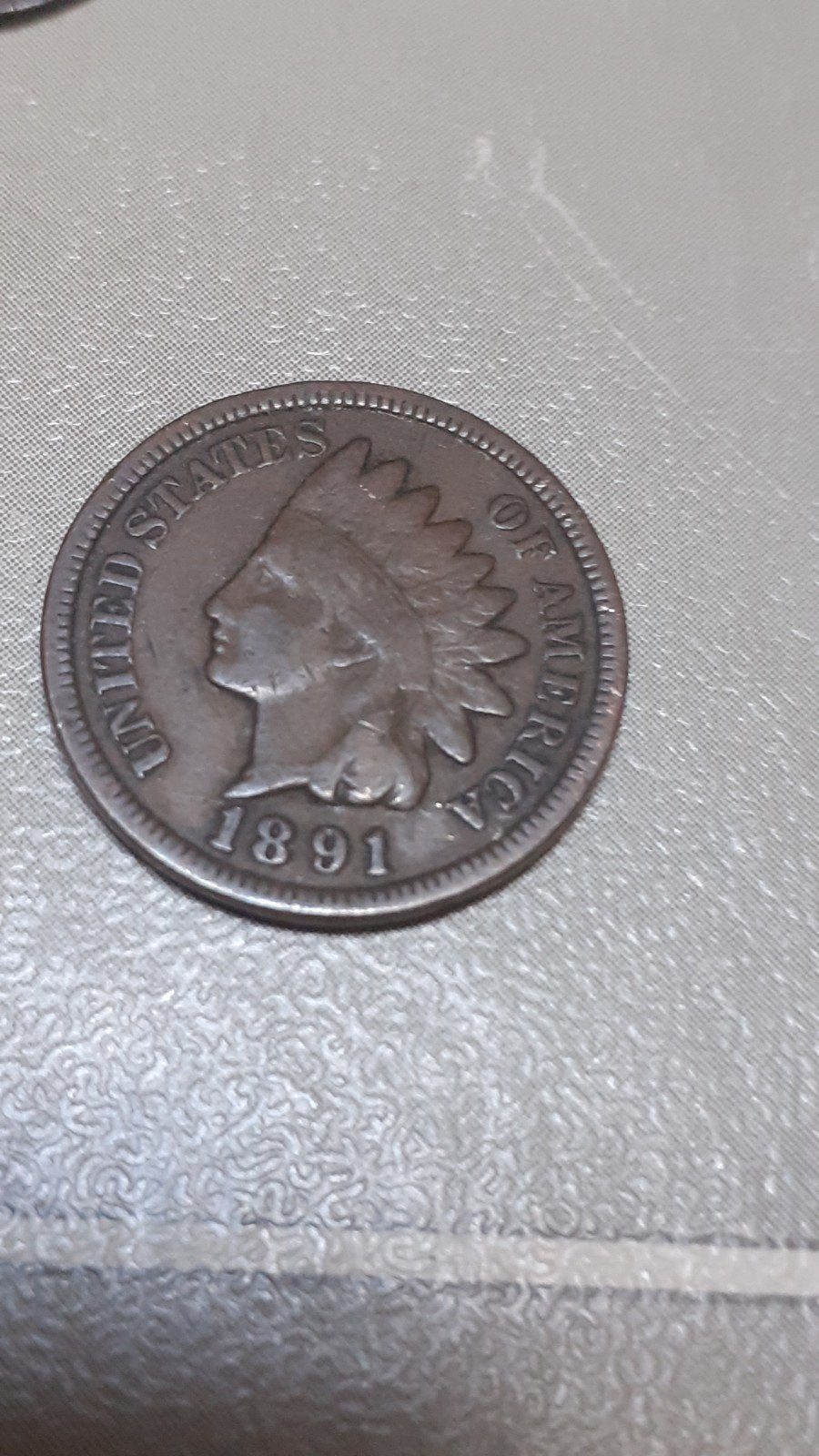 Indian Head Cent 1891 - Amerikaanse munt, Verzenden, Noord-Amerika, Losse munt