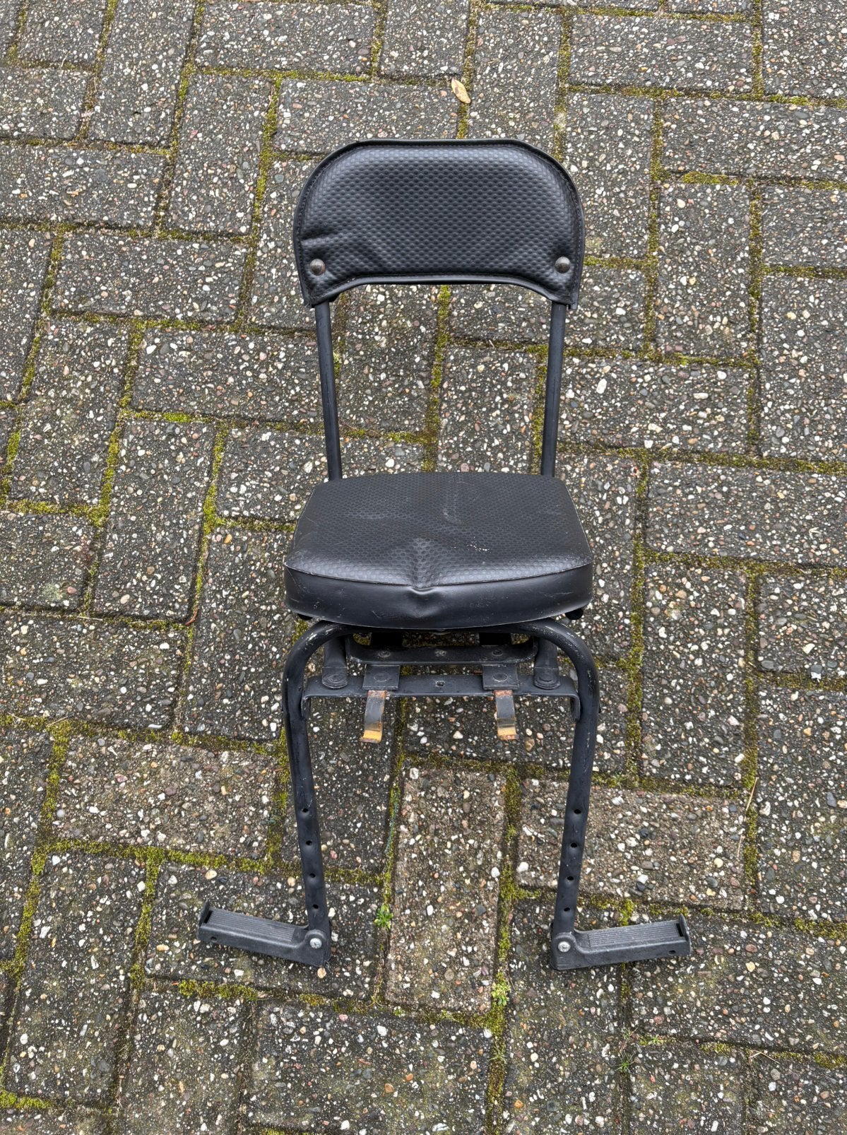 Fietsstoeltje voor achterop de fiets, Ophalen, Gebruikt, Achterzitje, Voetsteuntjes