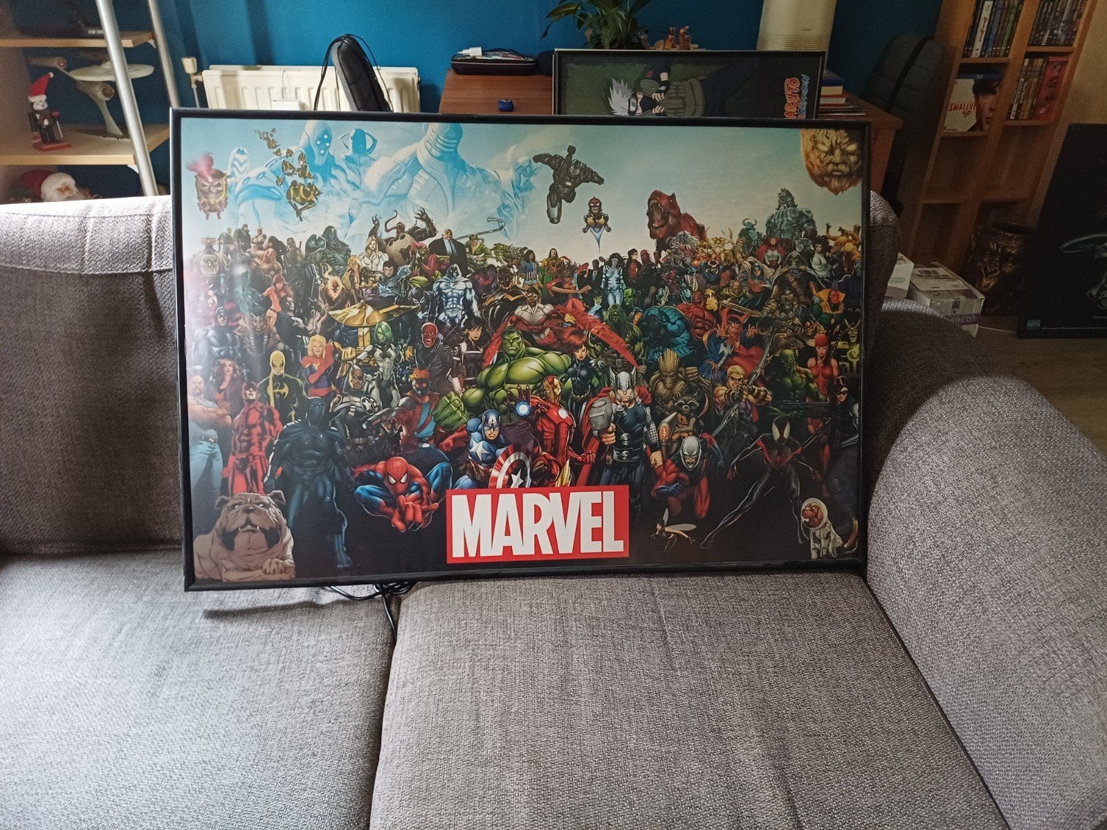 marvel poster inclusief lijst, Ophalen, Film en Tv