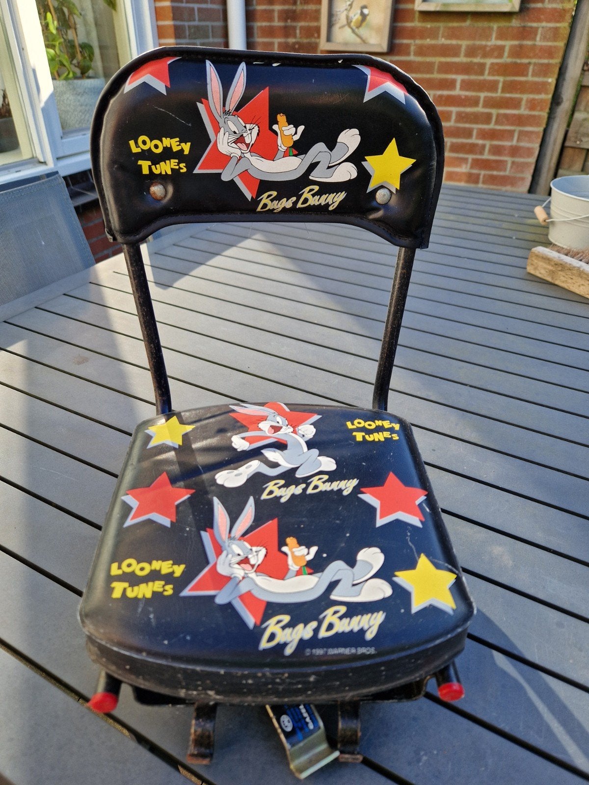 Bugs Bunny Fietszitje voor op Bagagedrager - Vintage, Fietsen en Brommers, Fietsaccessoires | Fietsstoeltjes, Ophalen, Gebruikt