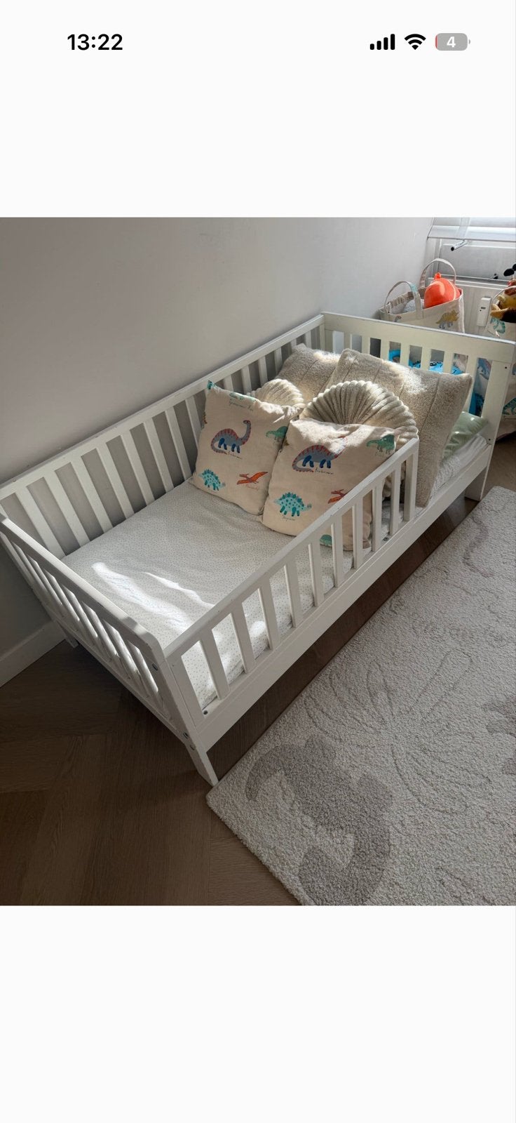 Petit Amelie bed 140x70 met matras, Ophalen, Gebruikt, 70 tot 85 cm, 140 tot 160 cm