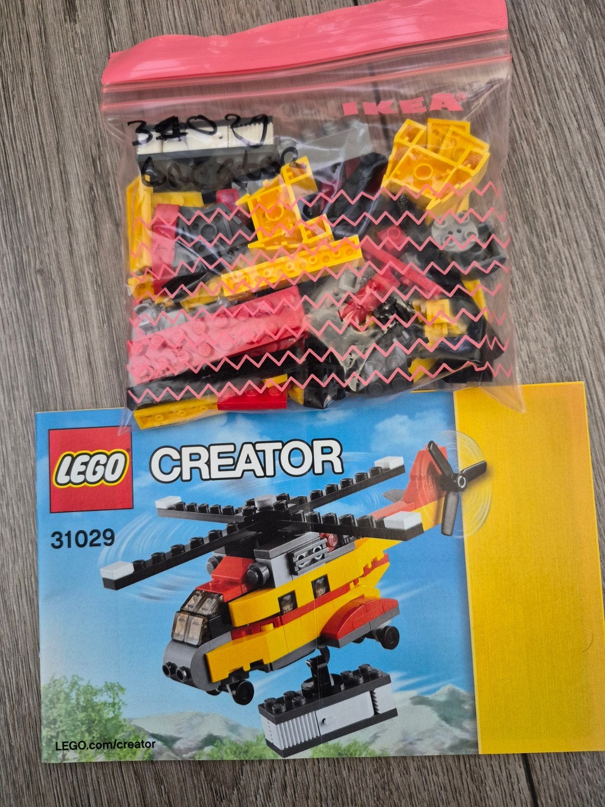 LEGO Creator 31029 Helikopter - Zo goed als nieuw, Ophalen of Verzenden, Zo goed als nieuw, Overige merken