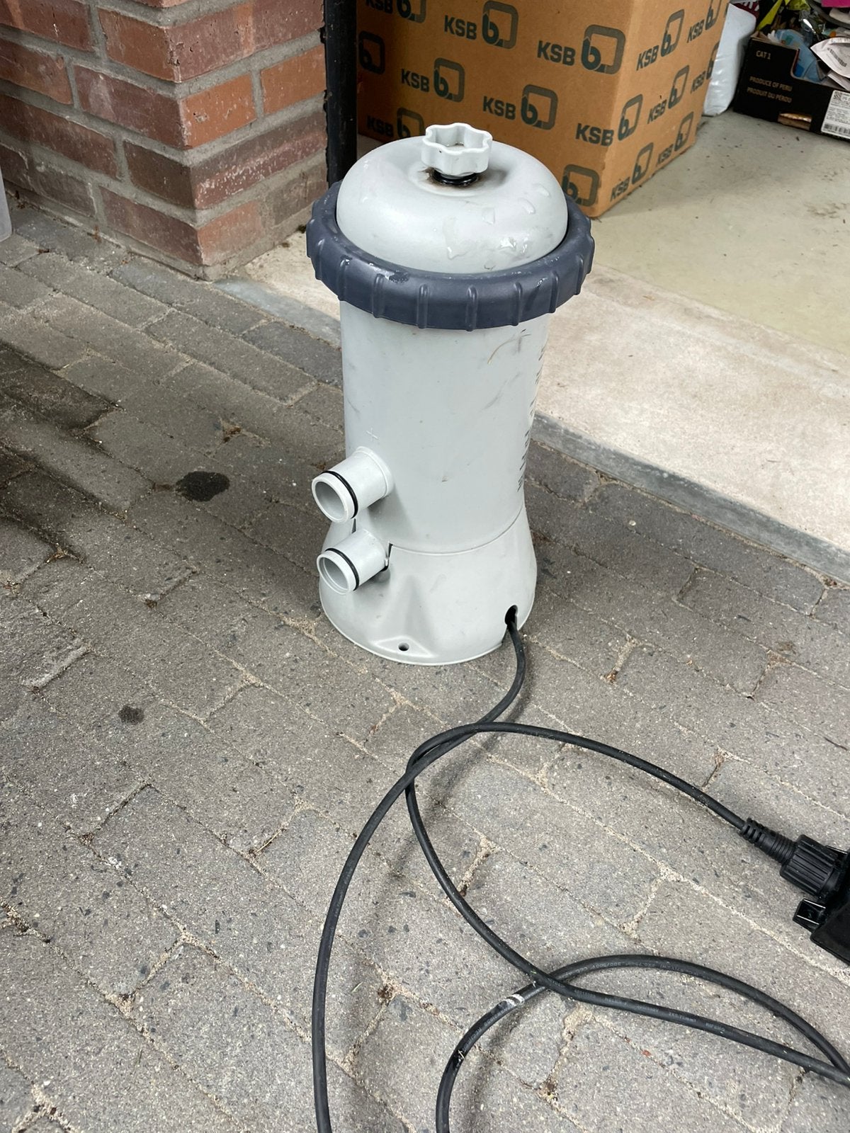 Intex pomp, Ophalen, Filter