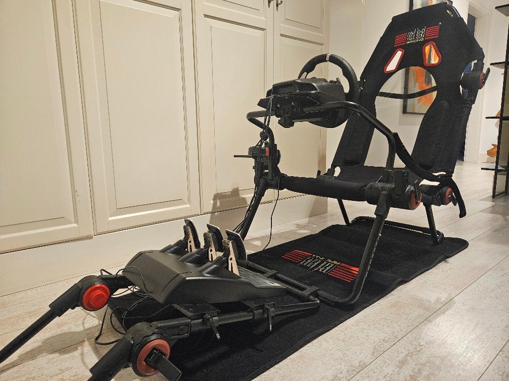 Next Level Racing F-GT Lite+Logitech G920+Force Shifter+Mat, Ophalen, Racestoel, Force feedback, Xbox