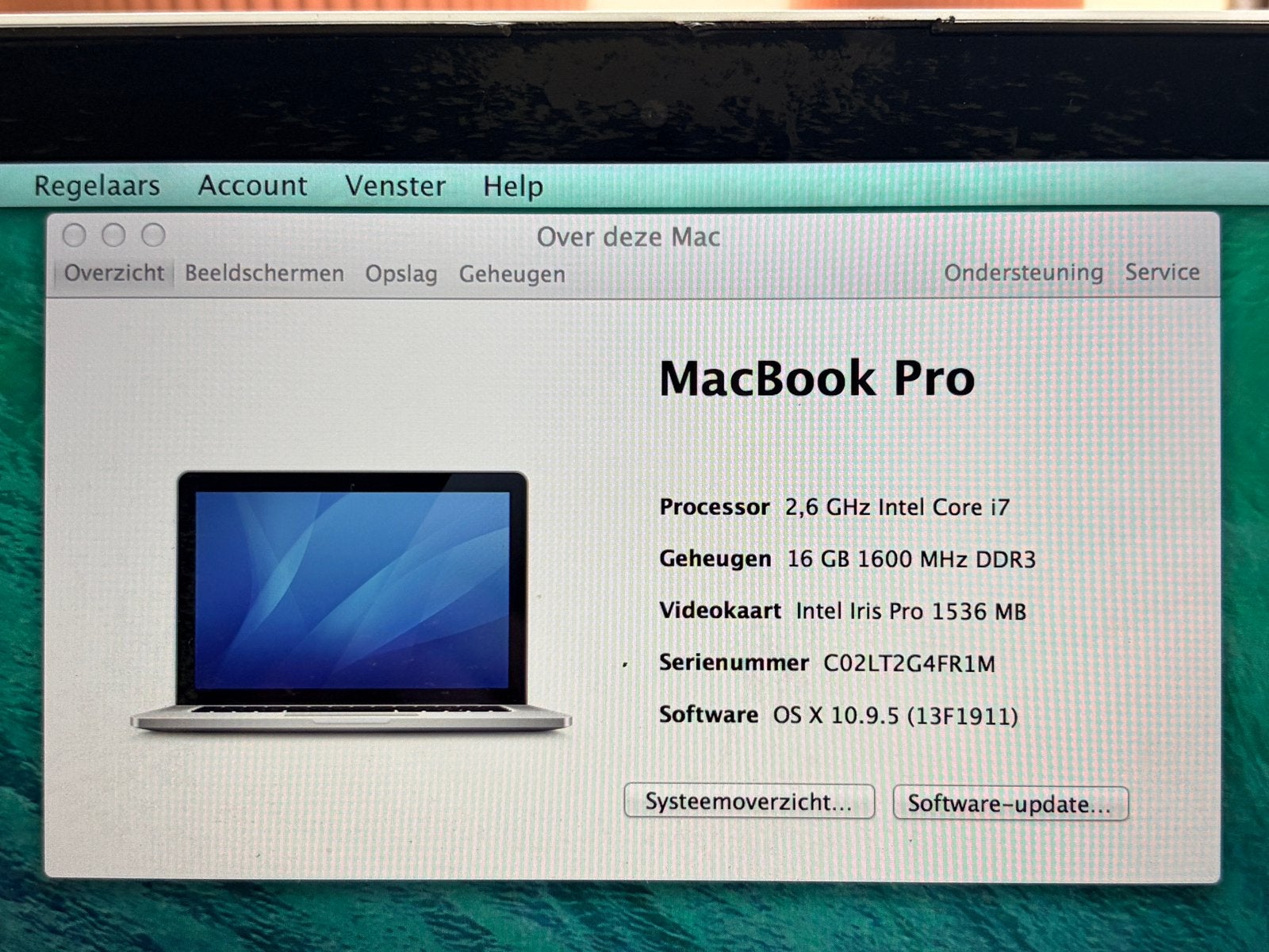 Foto 10 van MacBook Pro Retina 15” A1398 i7 16GB 1TB SSD MacOS Sequoia