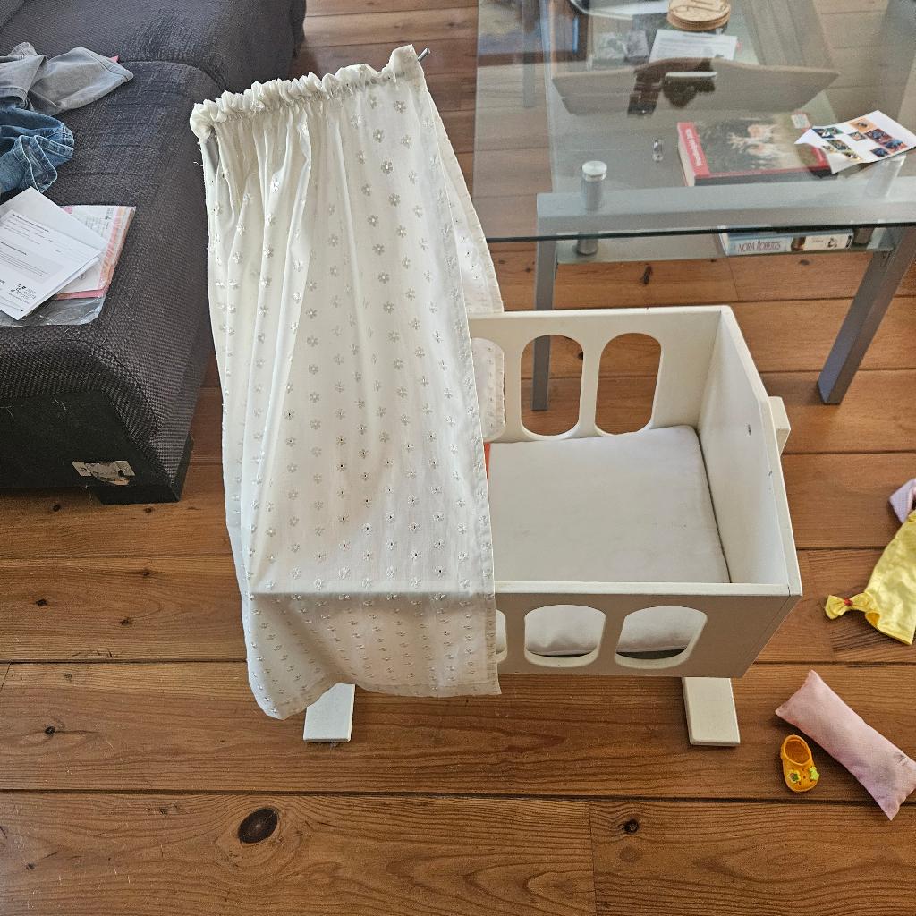 Poppenwieg, Kinderen en Baby's, Speelgoed | Poppen, Ophalen, Zo goed als nieuw, Babypop