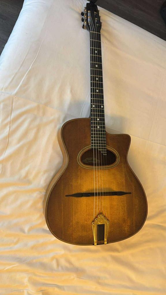 Jazz Gitaar LEVELLER, Ophalen of Verzenden, Zo goed als nieuw, Western- of Steelstringgitaar