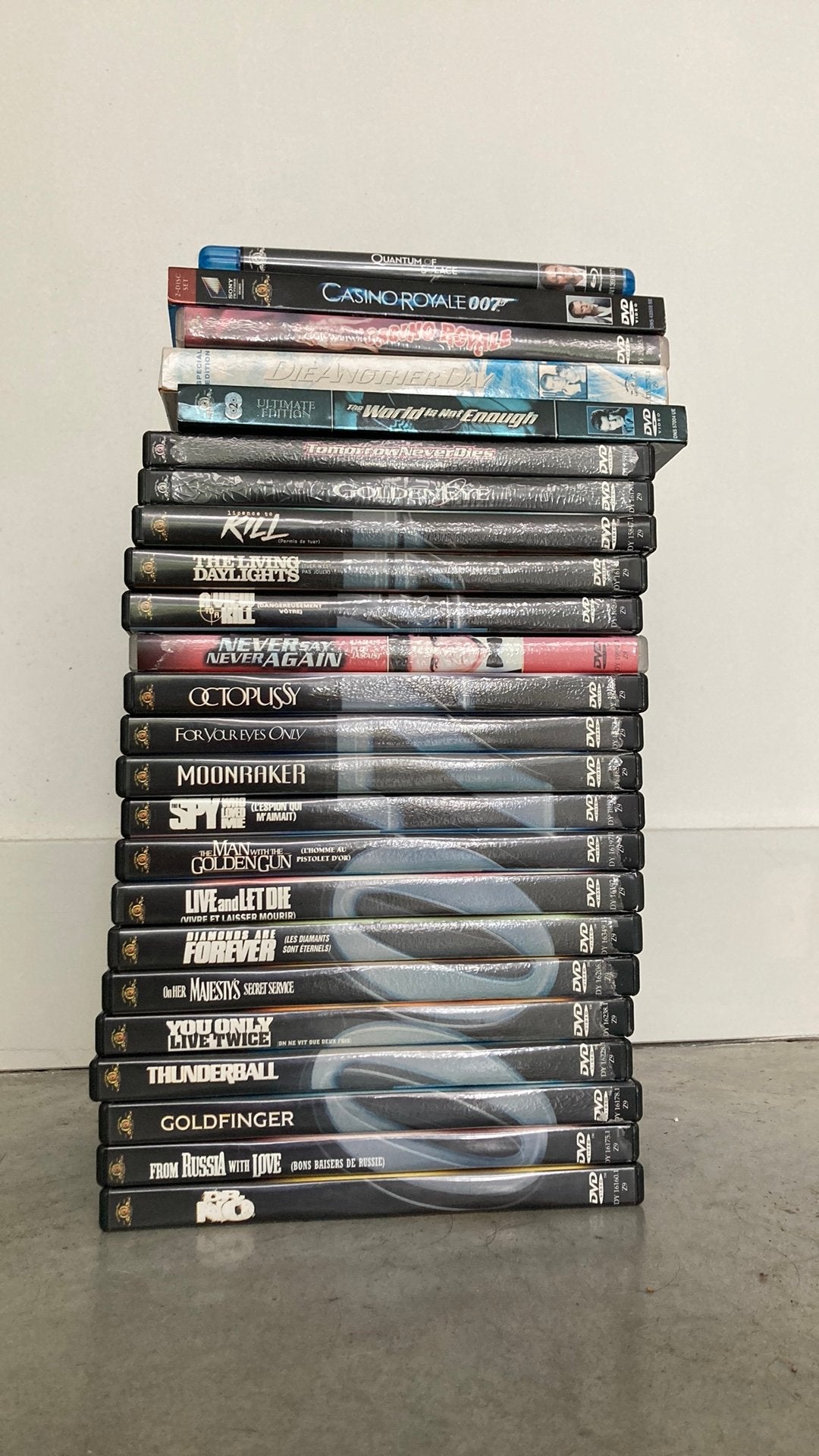 James bond dvd’s, Cd's en Dvd's, Vanaf 12 jaar, Ophalen of Verzenden, Gebruikt, Actie