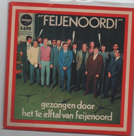 Feyenoord - Door 1e Elftal gezongen. MET PUZZELTJE!!, Cd's en Dvd's, Vinyl | Nederlandstalig, Verzenden, Gebruikt