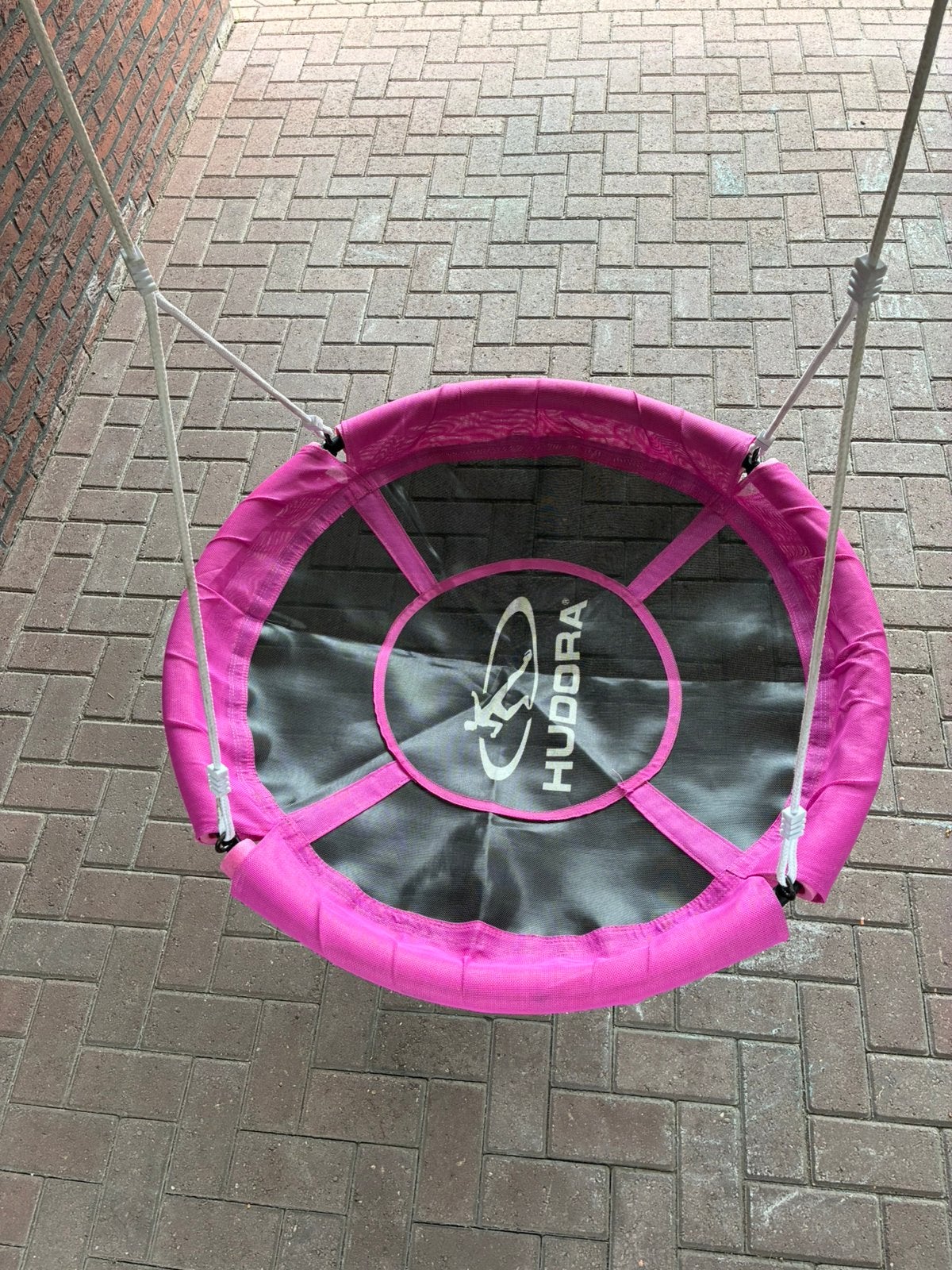 Schommel Hudora roze, Kinderen en Baby's, Speelgoed | Buiten | Speeltoestellen, Ophalen, Zo goed als nieuw, Schommel