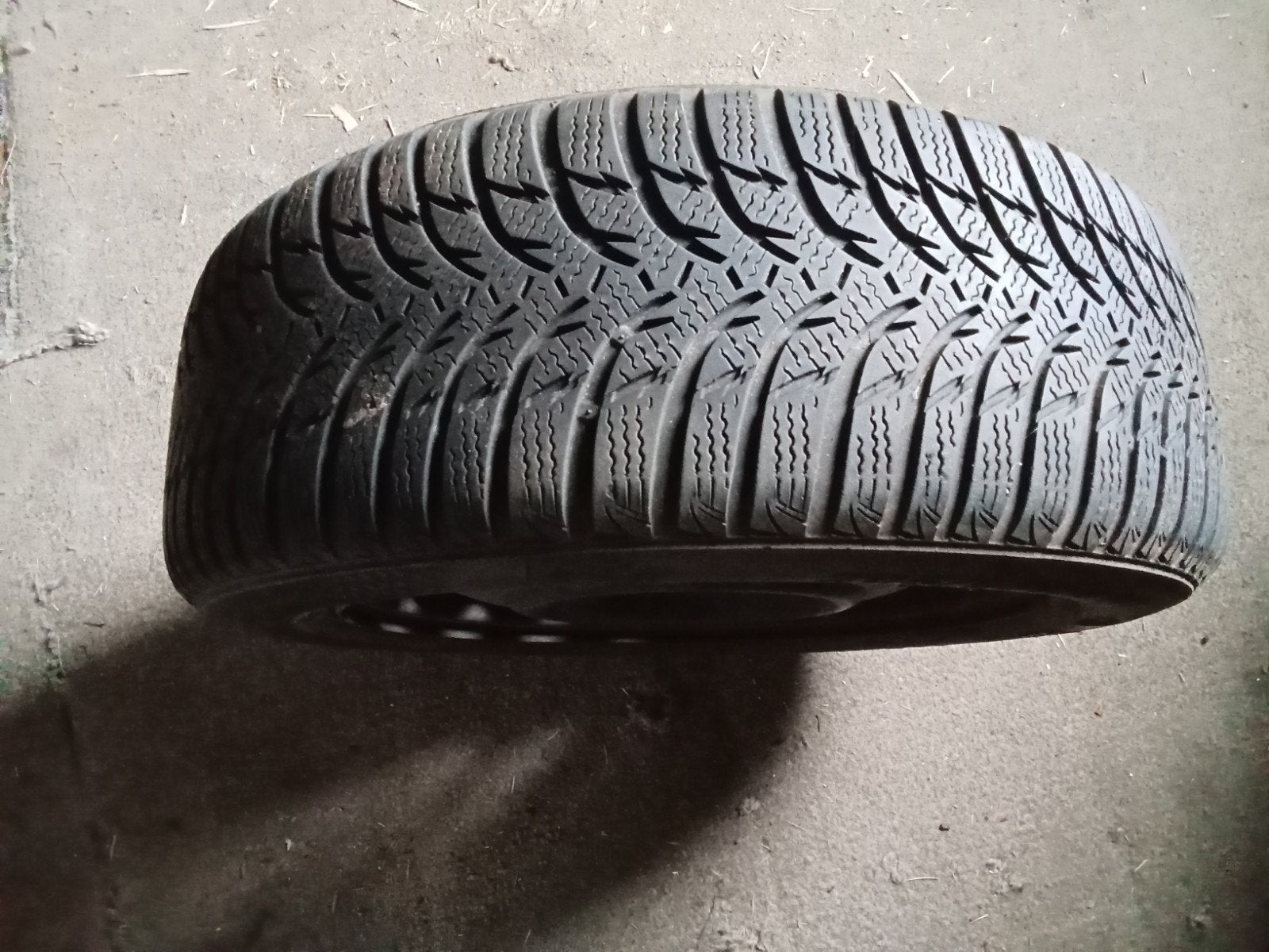 Te koop winterbanden, Ophalen