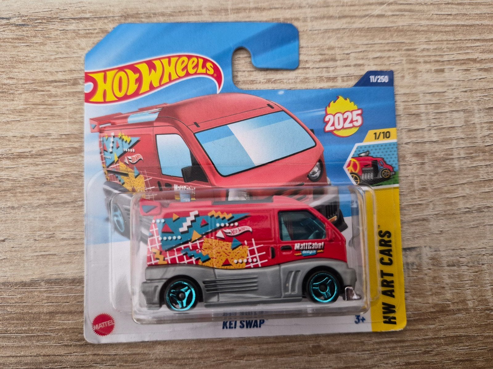 2025 Kei Swap rood 1:64 (Hotwheels), Ophalen of Verzenden, Nieuw, Auto