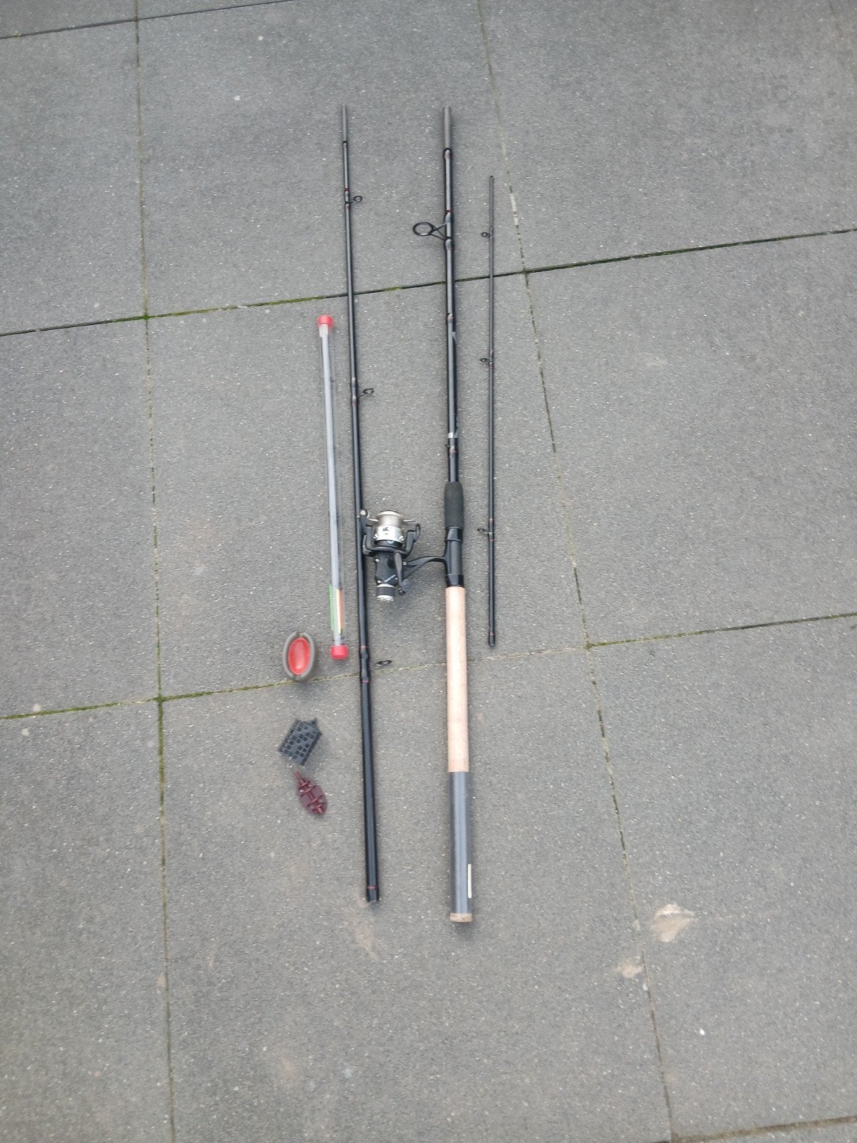 Feeder hengel met 3 toppen voor diverse visgewichten, Ophalen of Verzenden