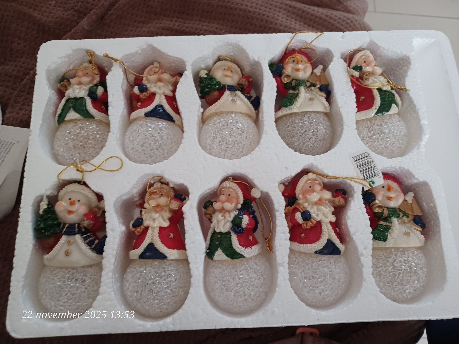 Ouderwetse  kerstballen 15€, Ophalen of Verzenden