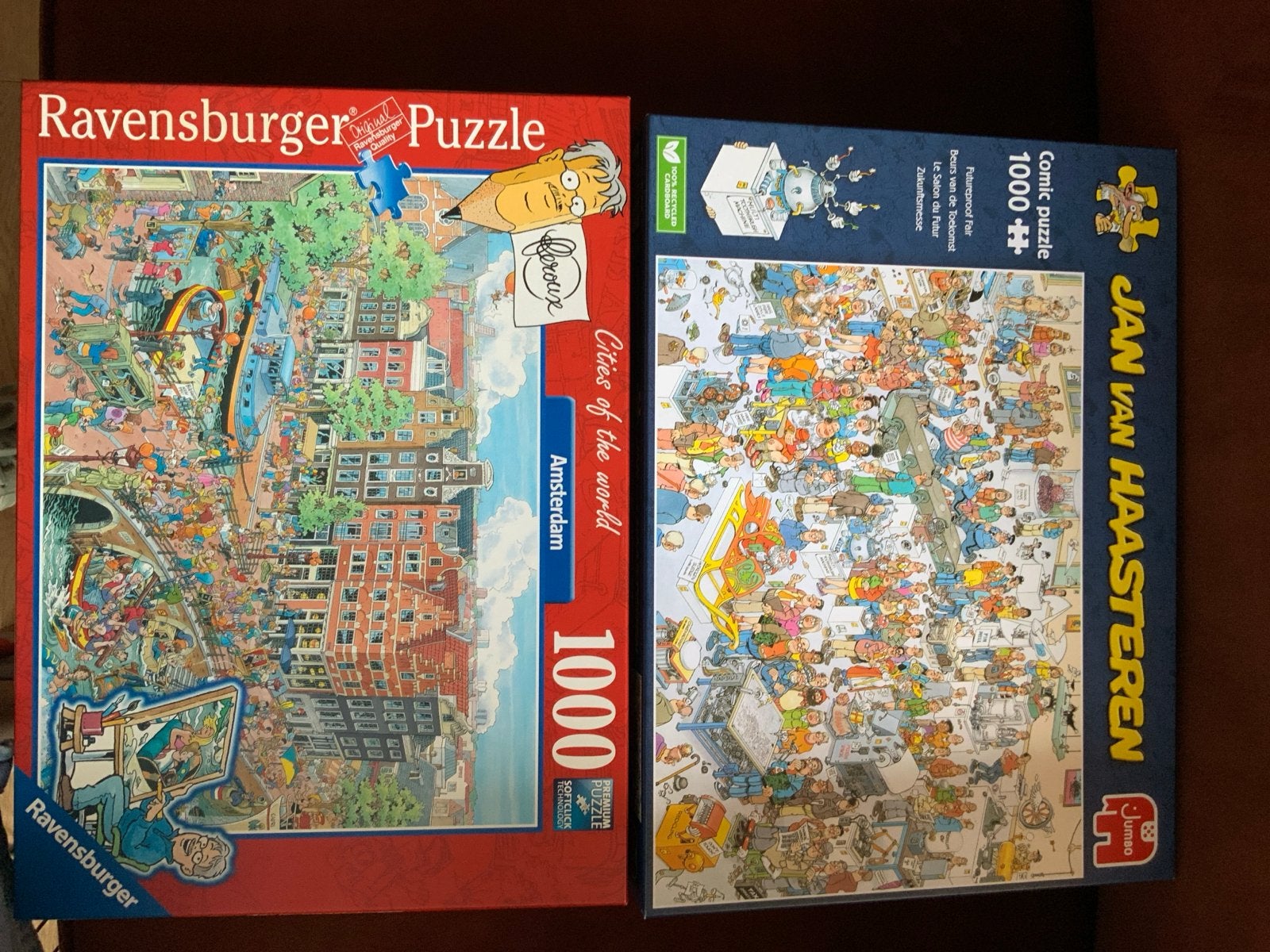 Ravensburger & Jan van Haasteren Puzzels (1000 stukjes), Ophalen, 500 t/m 1500 stukjes, Gebruikt, Legpuzzel