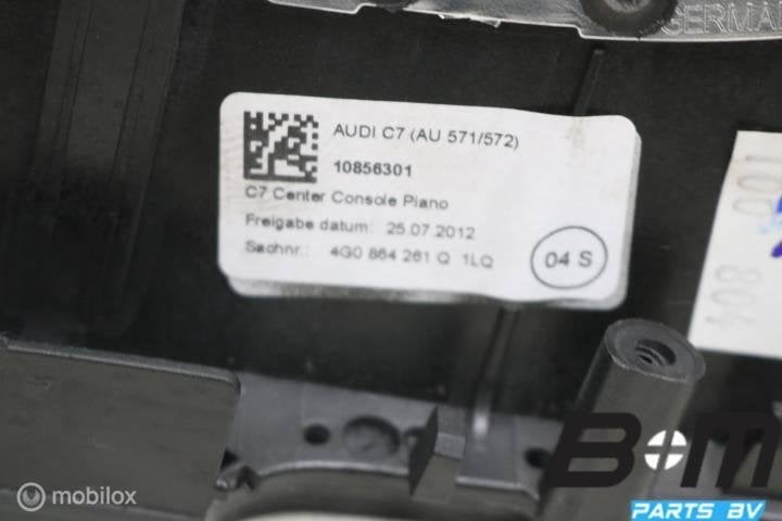 Set lakzwarte interieurlijsten 1LQ Audi A6 4G 4G0864261Q, Gebruikt