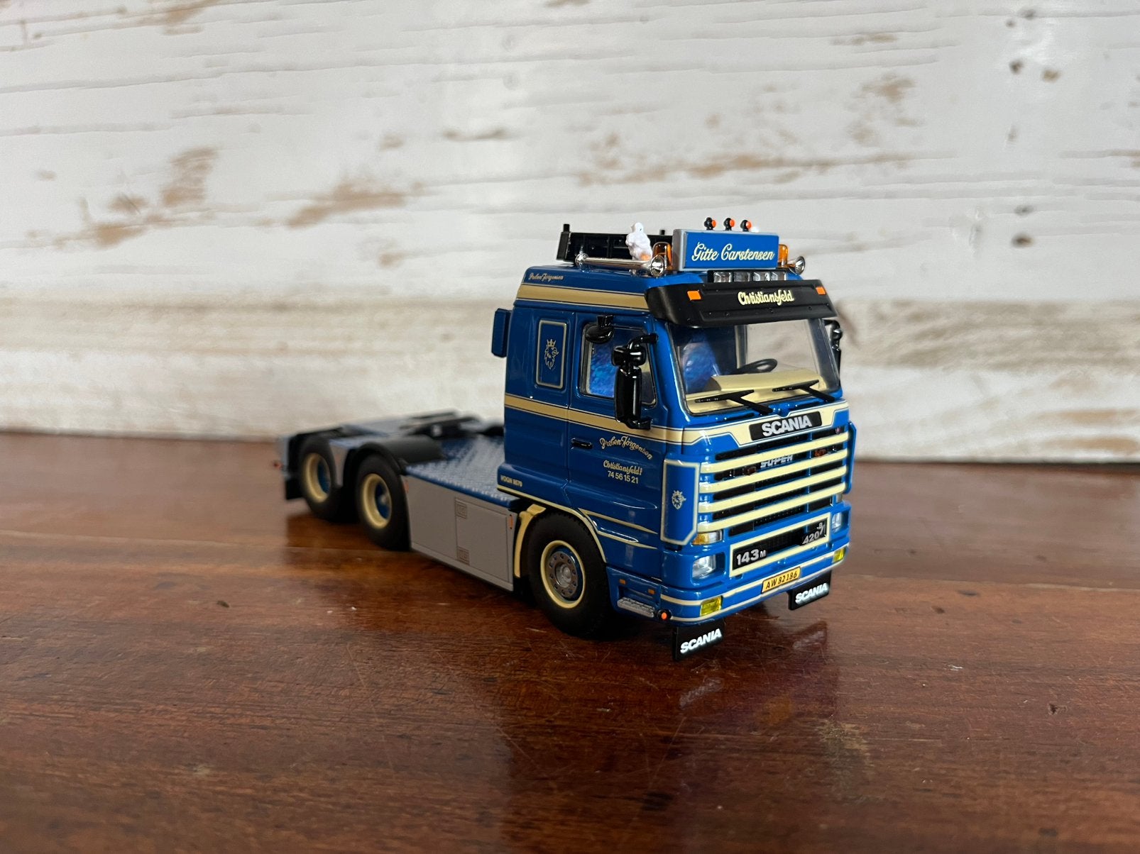 WSI schaalmodel Scania 143 preben jørgensen, Ophalen of Verzenden, Nieuw, Bus of Vrachtwagen, Wsi