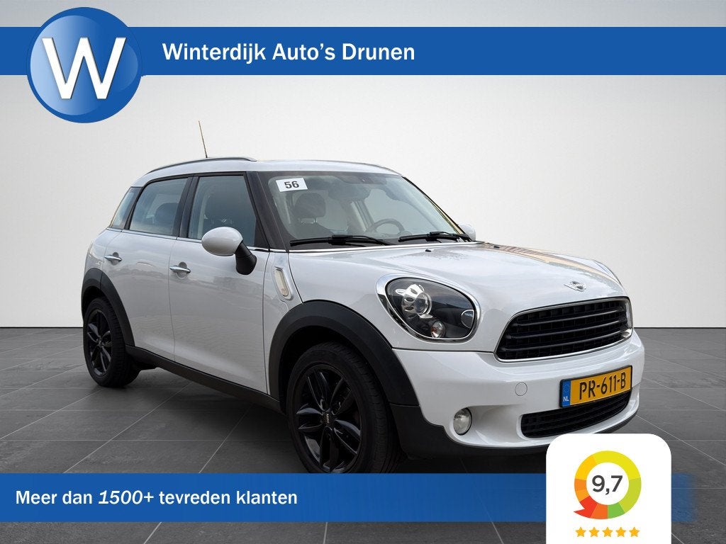Mini Countryman 1.6 One Airco|Stoelverwarming|Wit Metallic, Auto's, Mini, Bedrijf, Te koop, Countryman, ABS, Airbags, Airconditioning