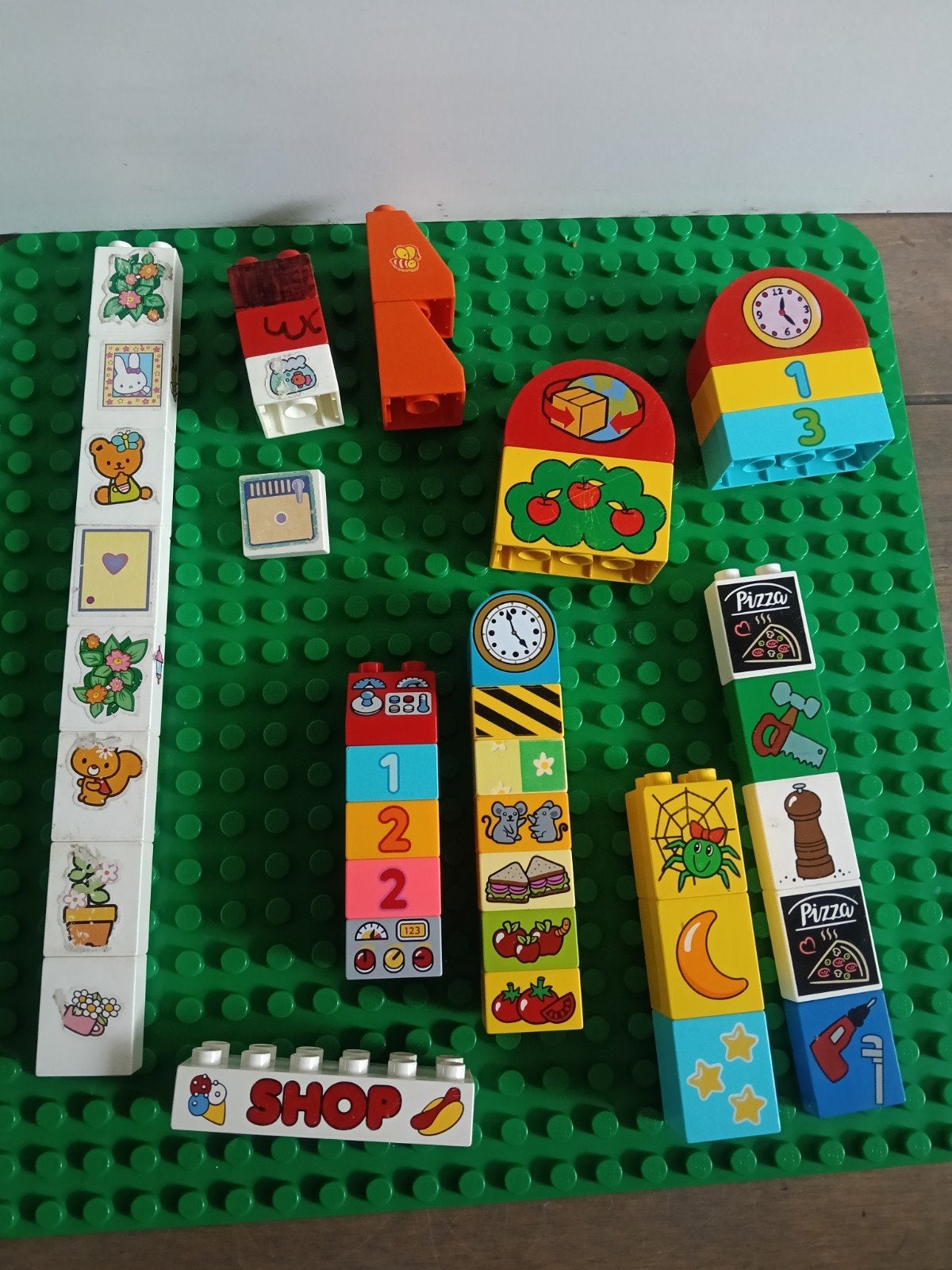 verzameling Duplo met printjes, Ophalen of Verzenden, Gebruikt, Losse stenen, Duplo